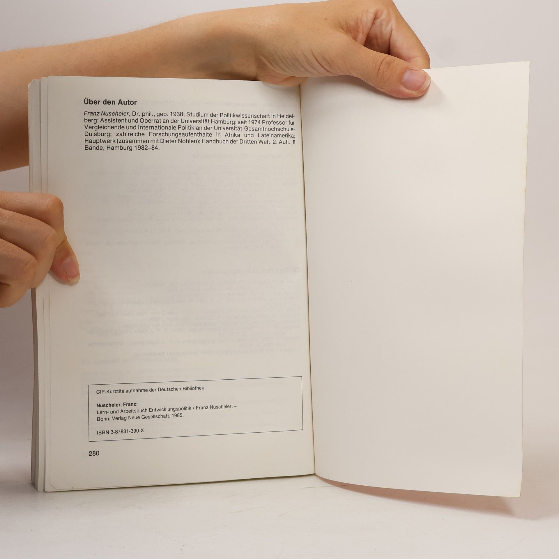 Franz Nuscheler Lern- und Arbeitsbuch Entwicklungspolitik