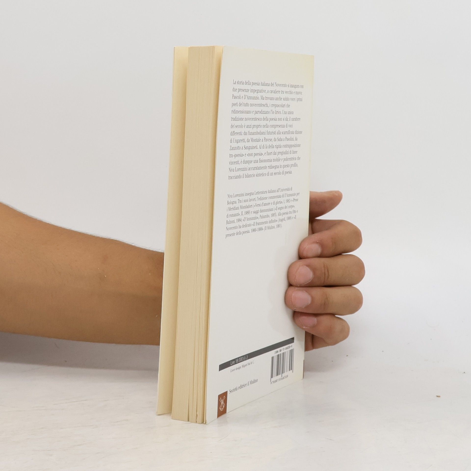 Niva Lorenzini Universale Paperbacks il Mulino - 347: La poesia italiana del Novecento