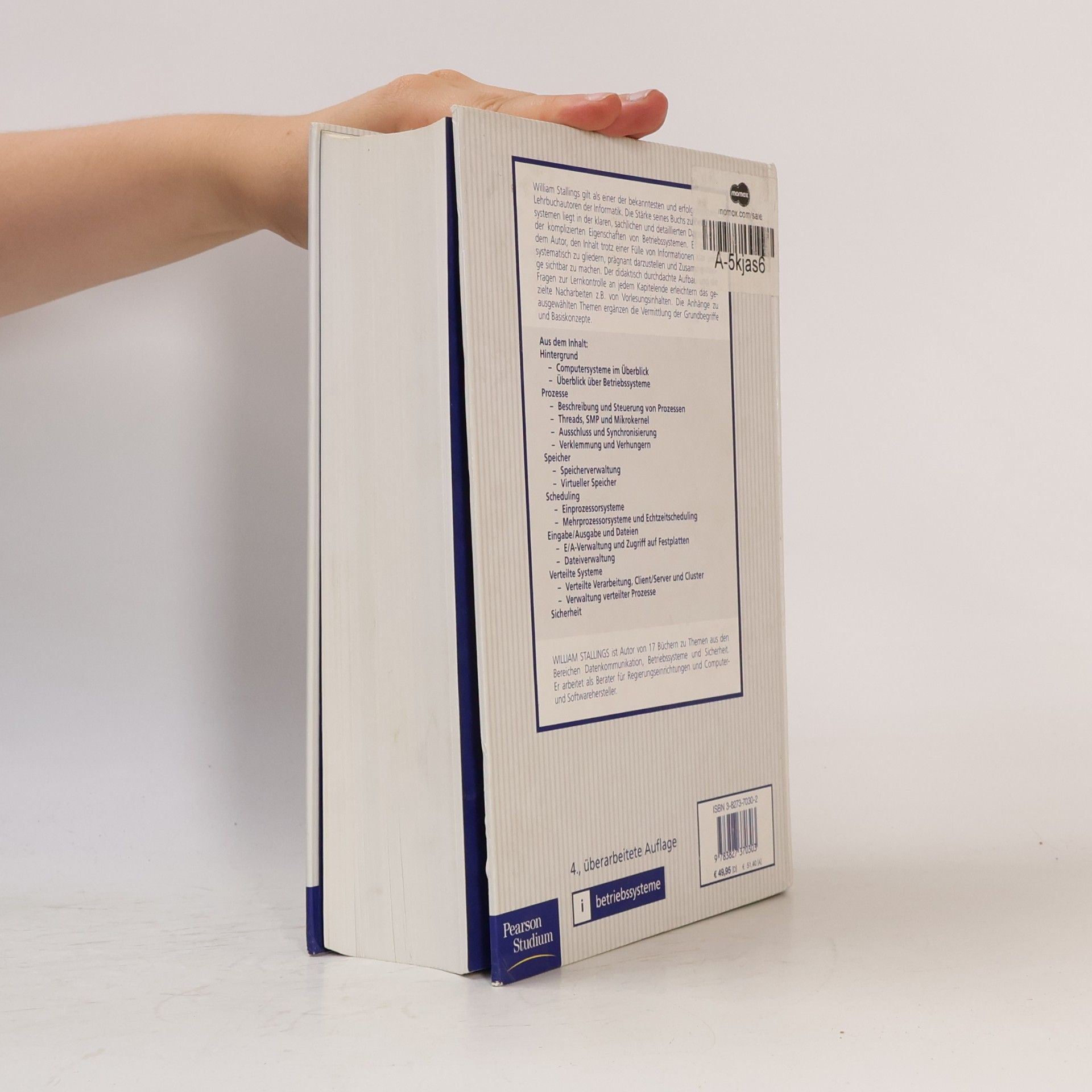 William Stallings Pearson Studium - IT: Betriebssysteme