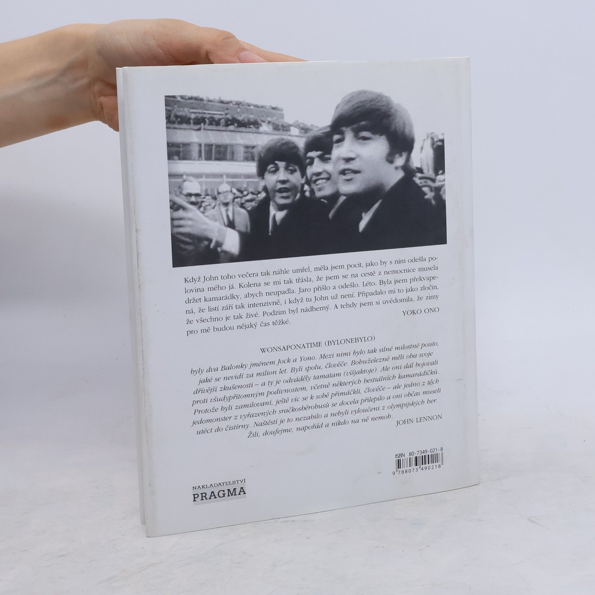 Yoko Ono Vzpomínky - John Lennon