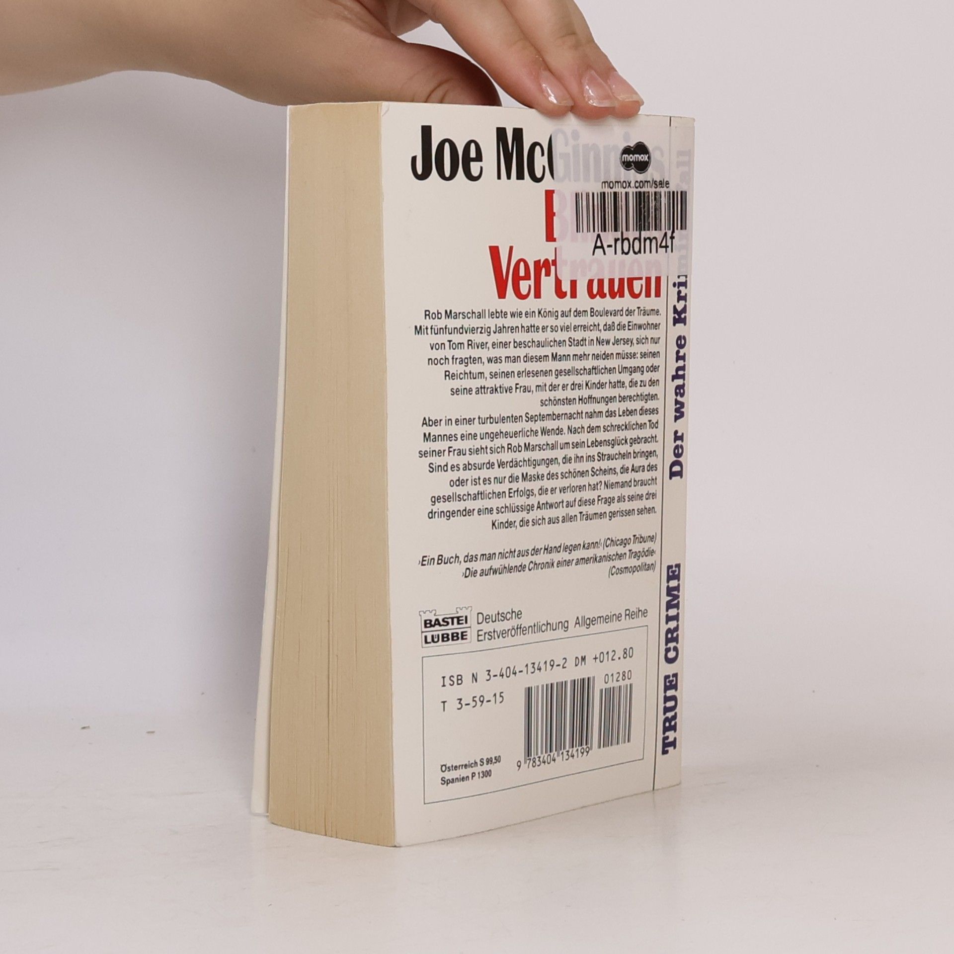 Joe McGinniss Blindes Vertrauen