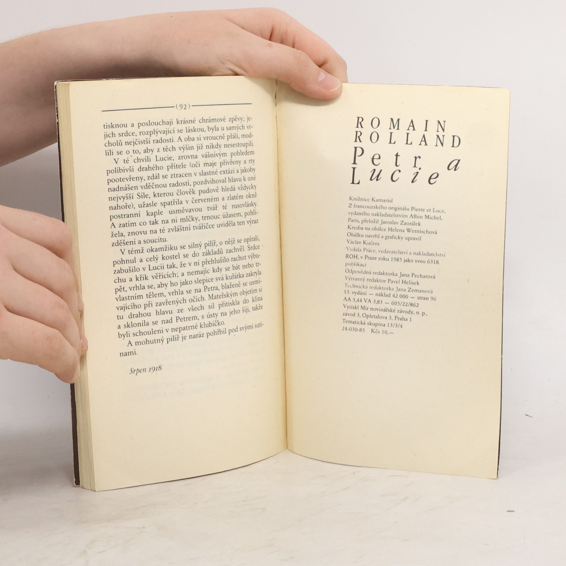 Romain Rolland Petr a Lucie
