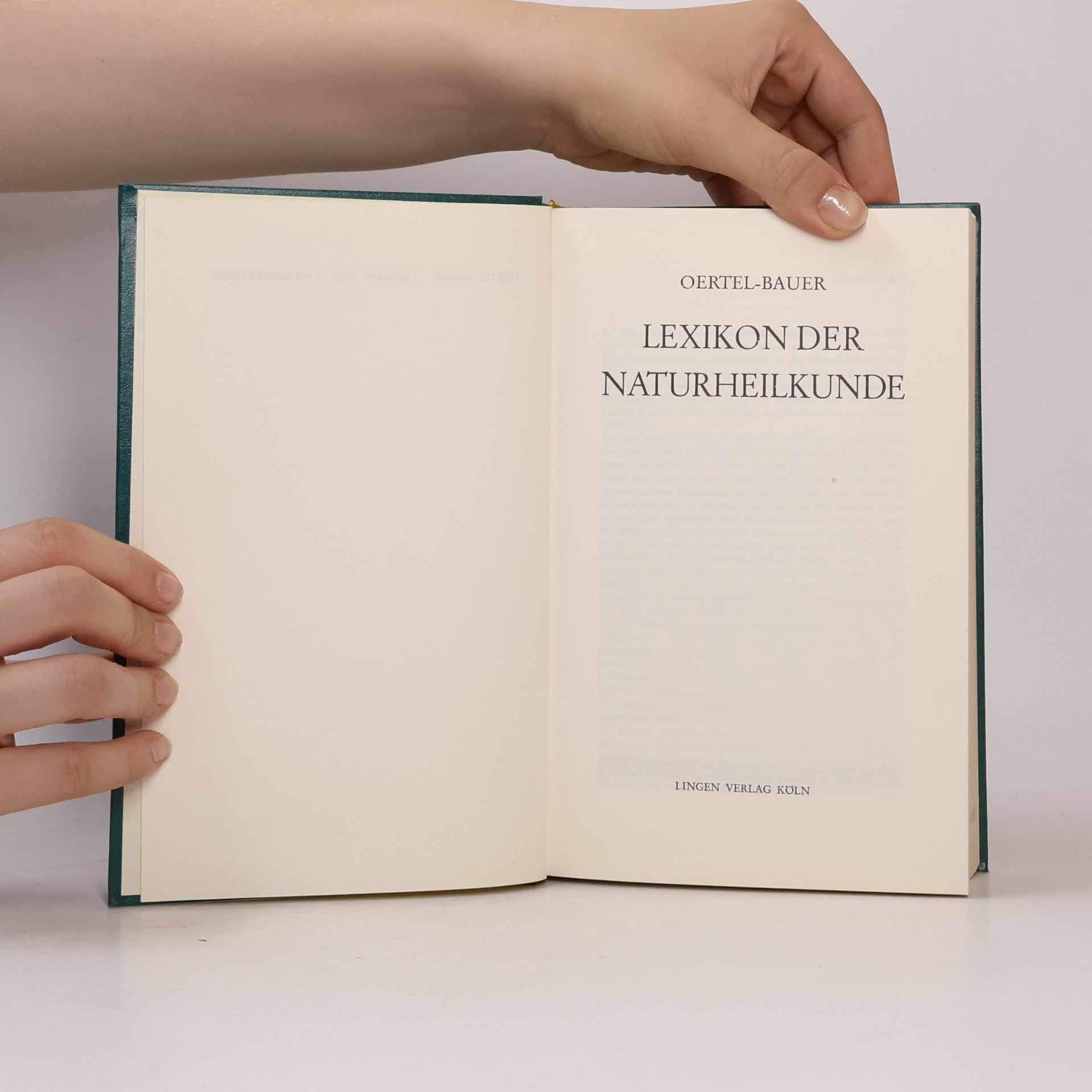 Eduard Bauer Lexikon der Naturheilkunde