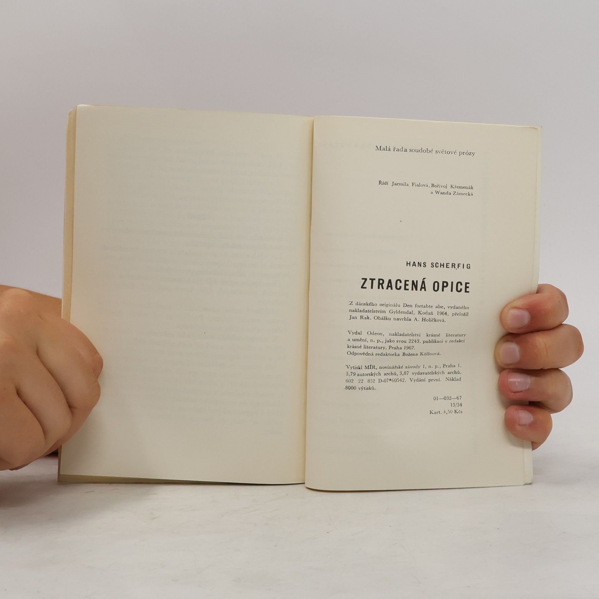 Hans Scherfig Ztracená opice