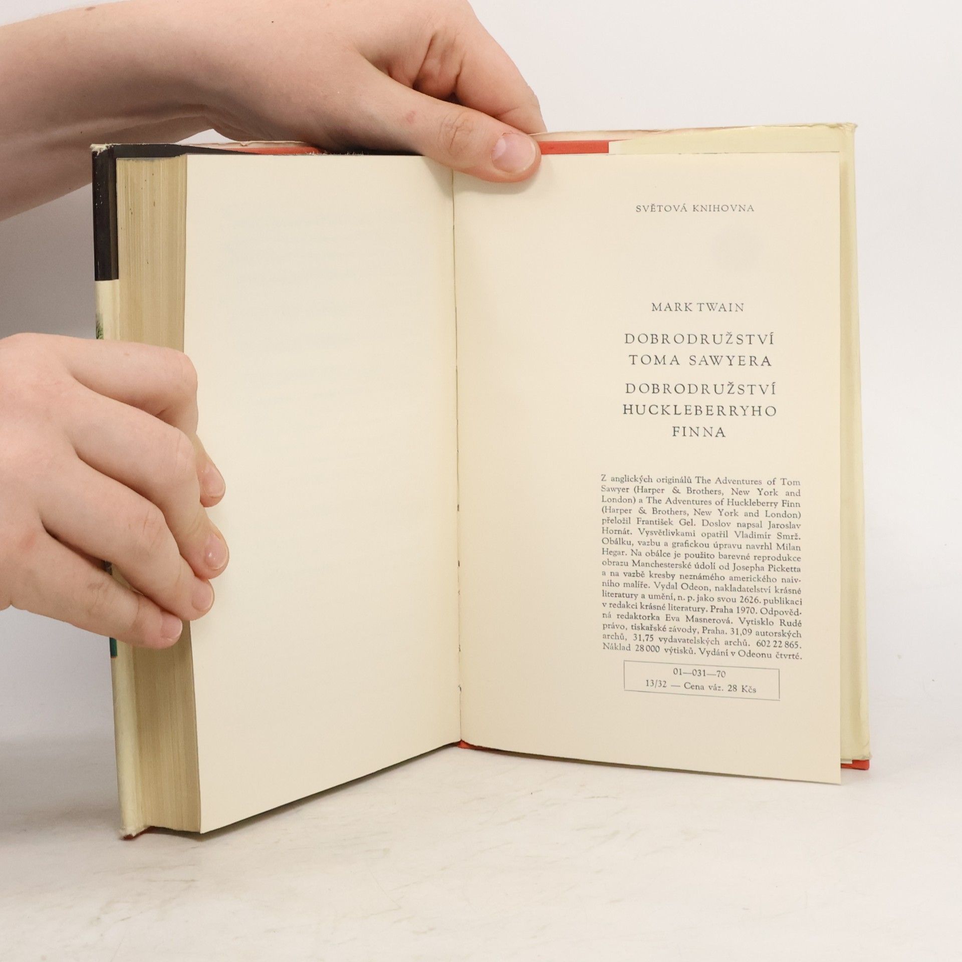 Mark Twain Dobrodružství Toma Sawyera. Dobrodružství Huckleberryho Finna