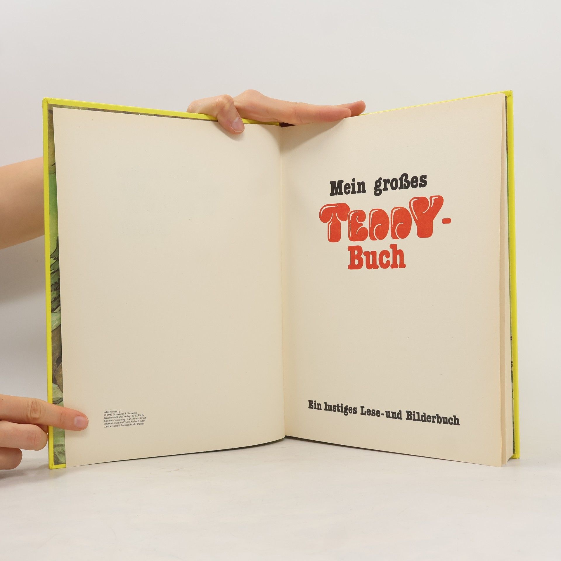 Richard Eder Mein großes Teddybuch