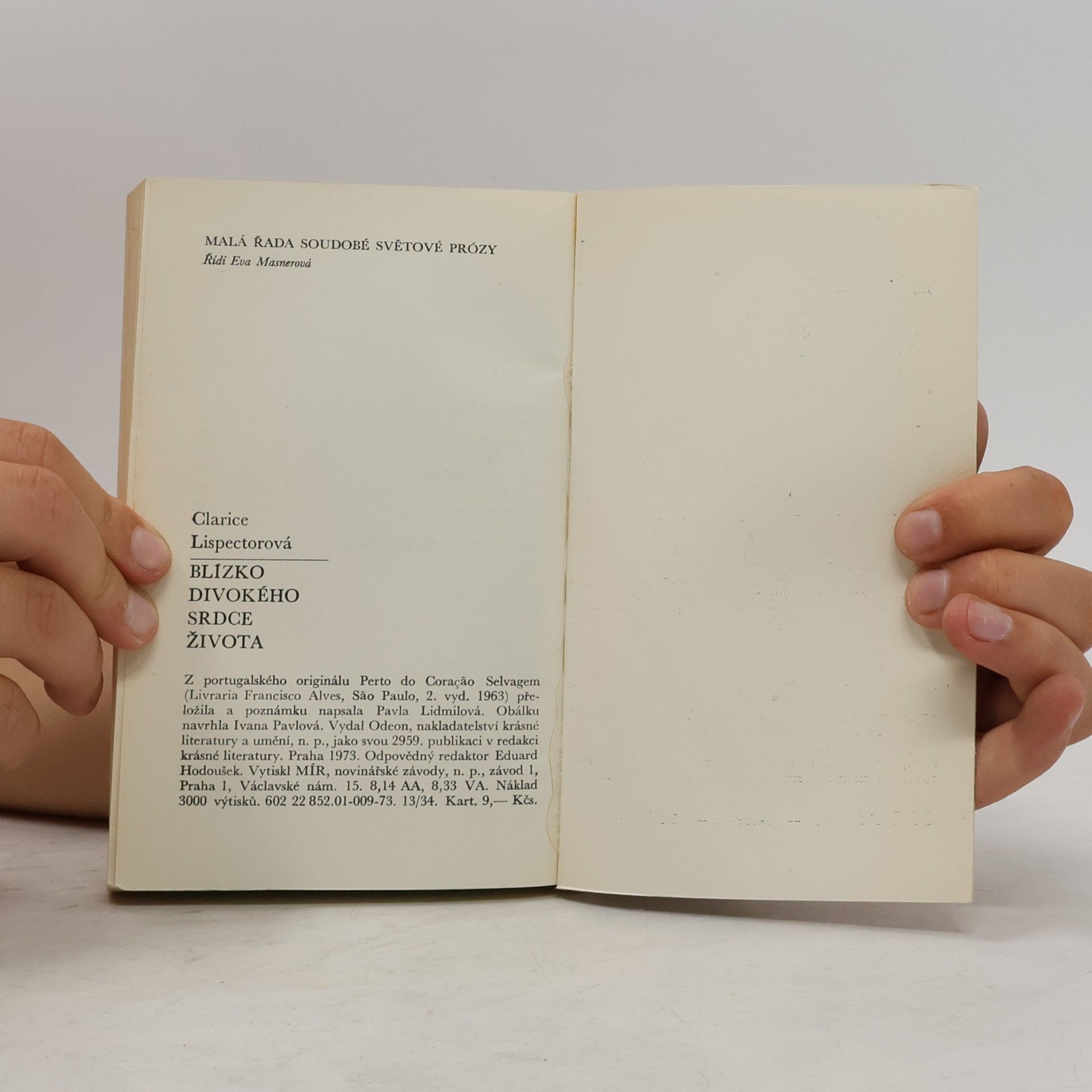 Clarice Lispector Blízko divokého srdce života