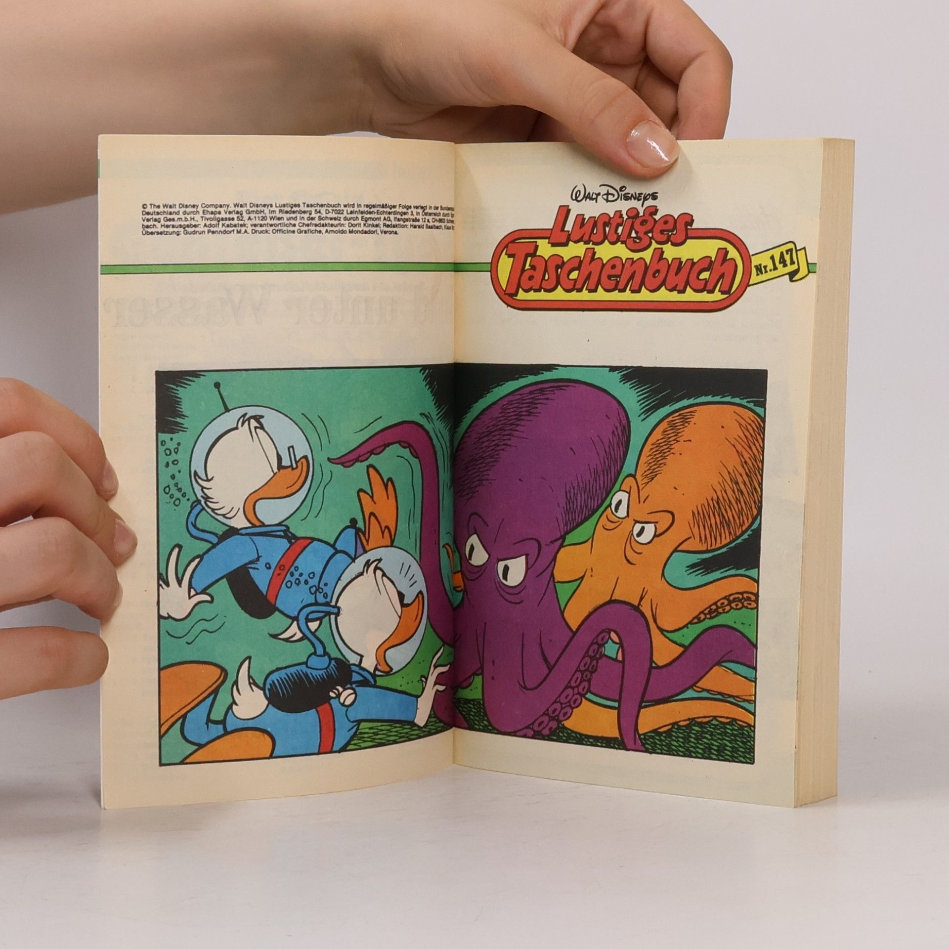 Walt Disney Lustiges Taschenbuch 147. Gold unter Wasser