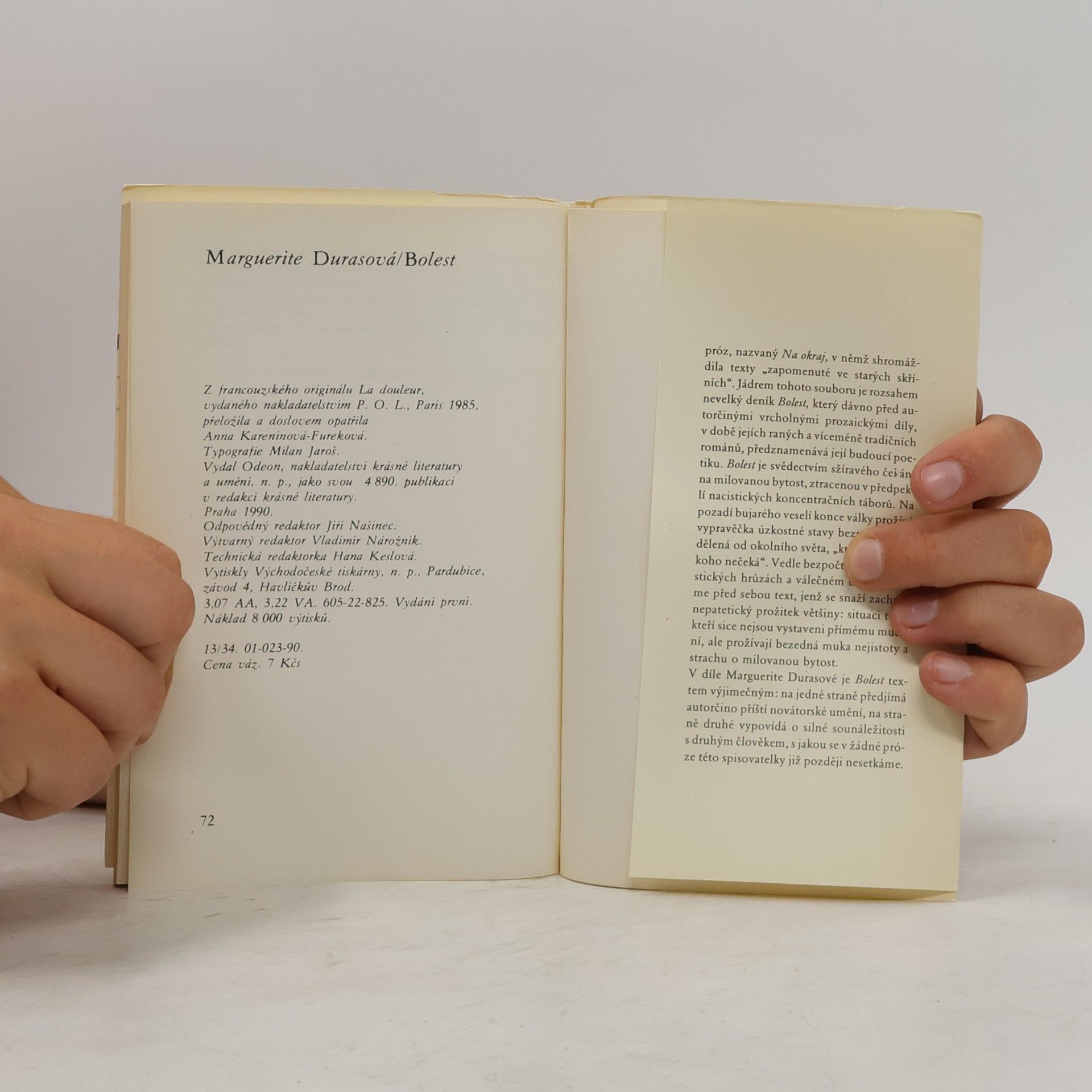 Marguerite Duras Bolest
