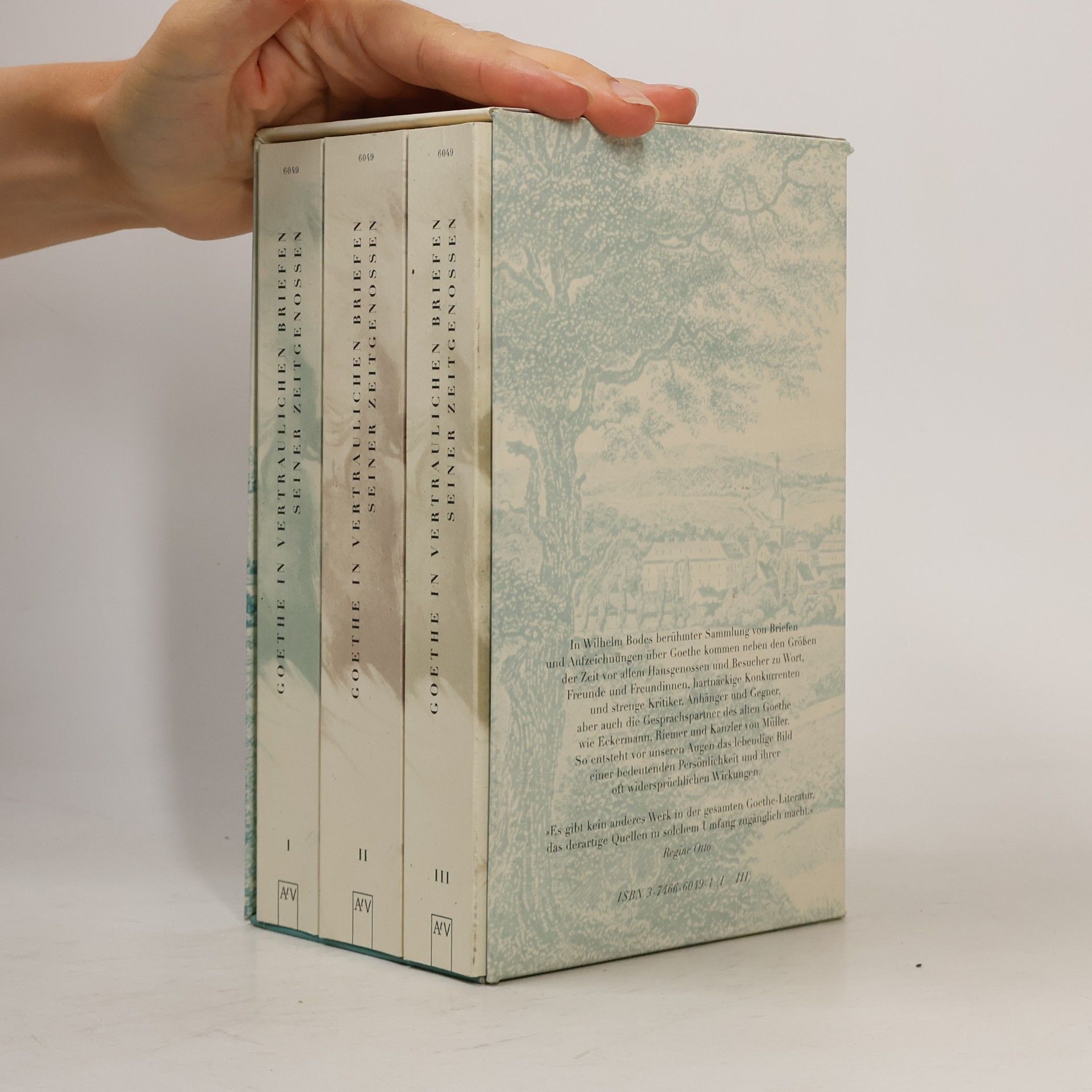 Wilhelm Bode Aufbau Taschenbücher: Goethe in vertraulichen Briefen seiner Zeitgenossen 1749-1832