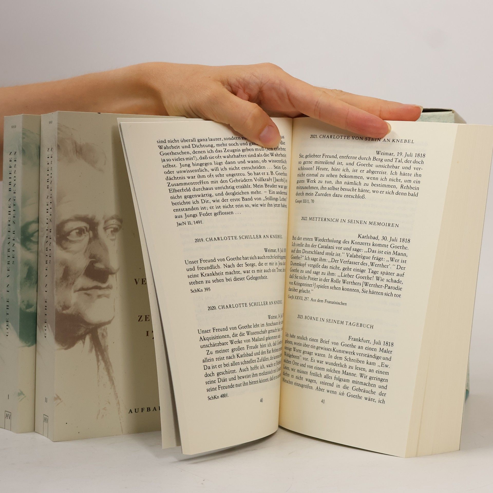 Wilhelm Bode Aufbau Taschenbücher: Goethe in vertraulichen Briefen seiner Zeitgenossen 1749-1832