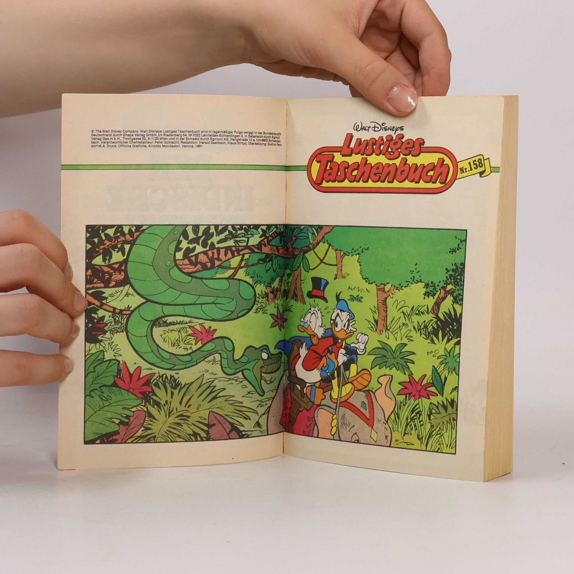 Walt Disney Lustiges Taschenbuch 158. Der indische Tempel