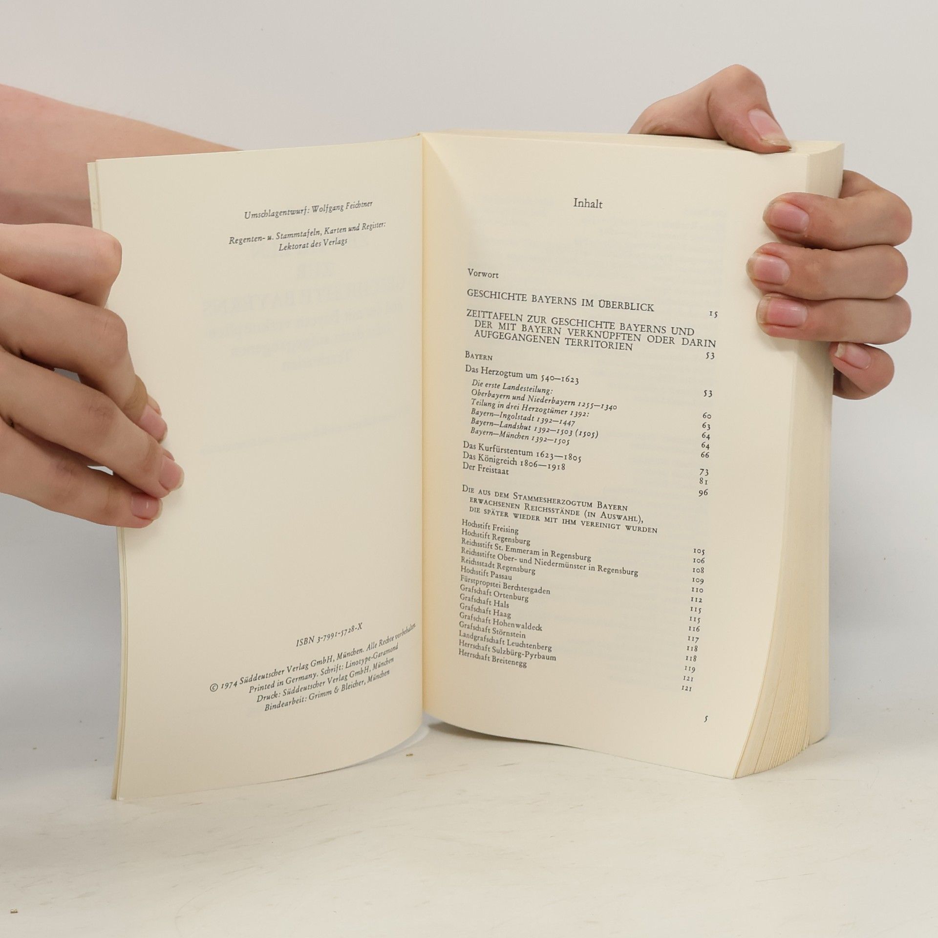 Hans Rall Zeittafeln zur Geschichte Bayerns
