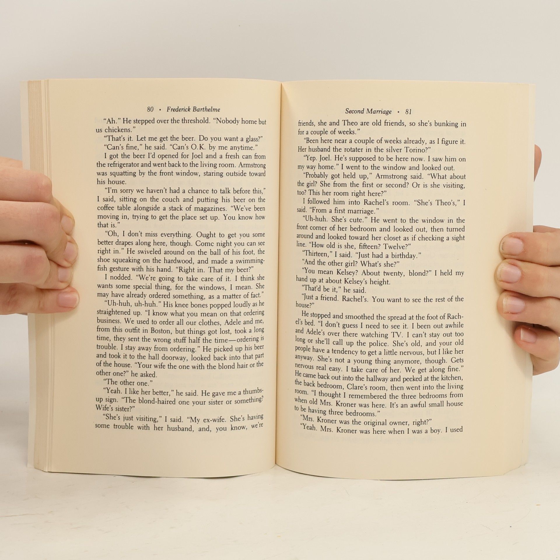 Frederick Barthelme Second Marriage