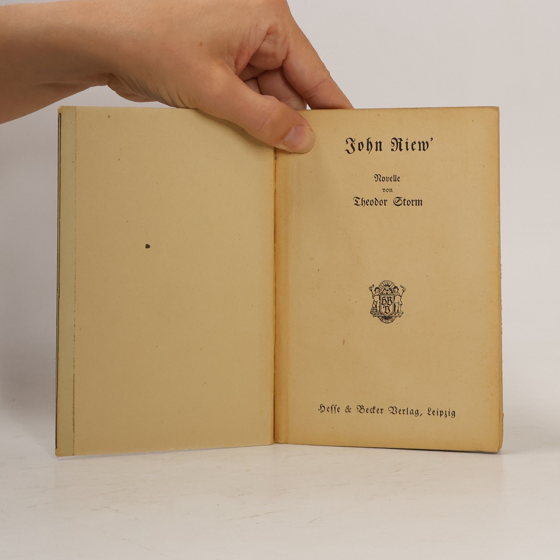 Theodor Storm John Riew'