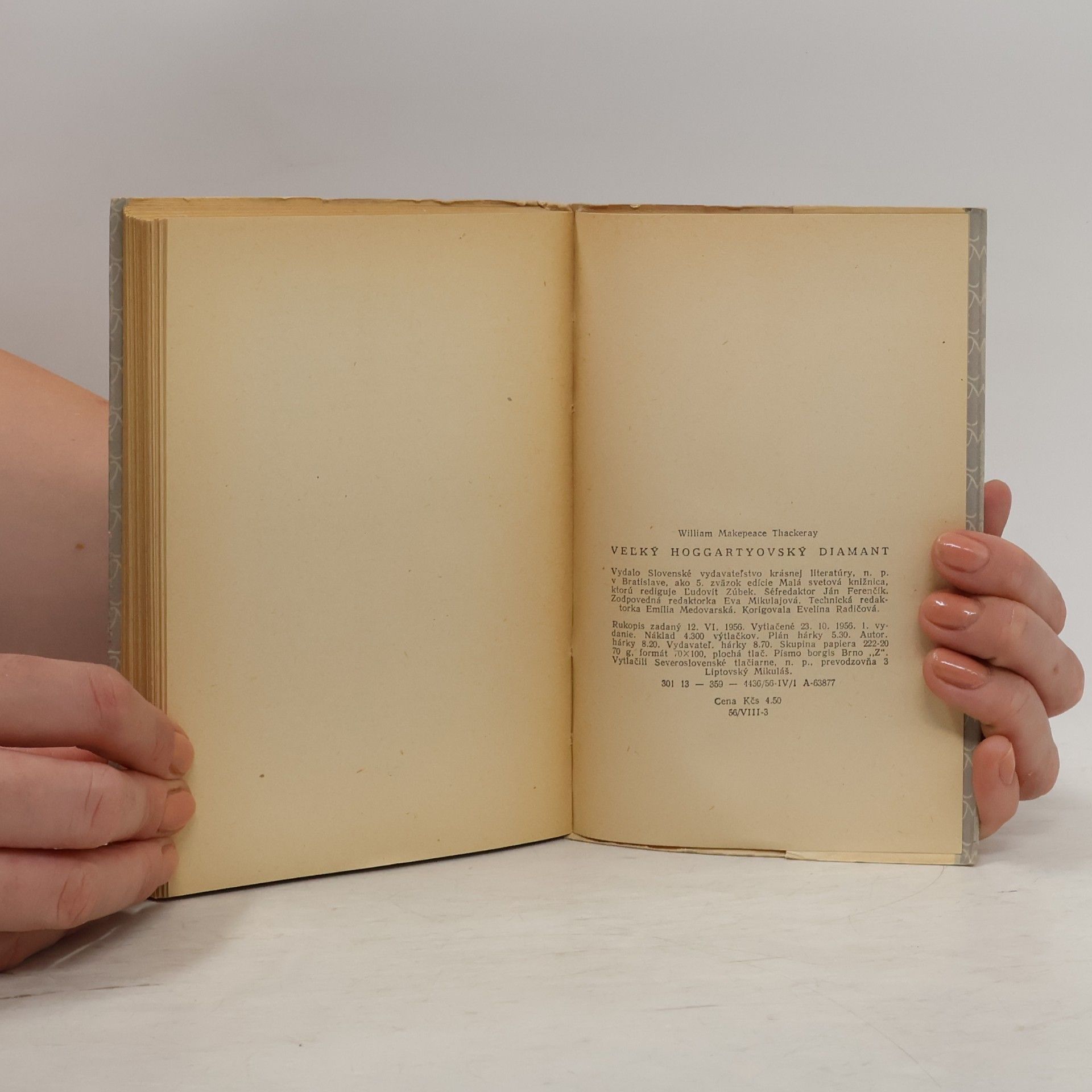 William Makepeace Thackeray Veľký hoggartyovský diamant