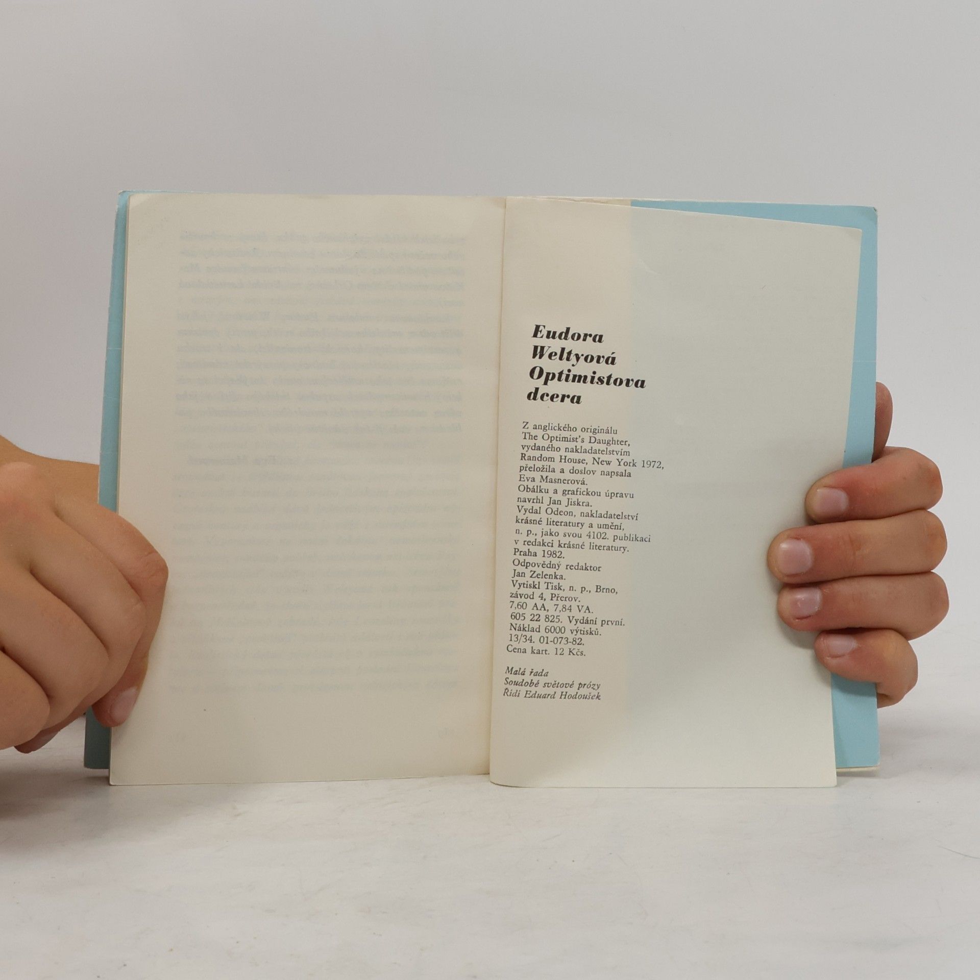 Eudora Welty Optimistova dcera