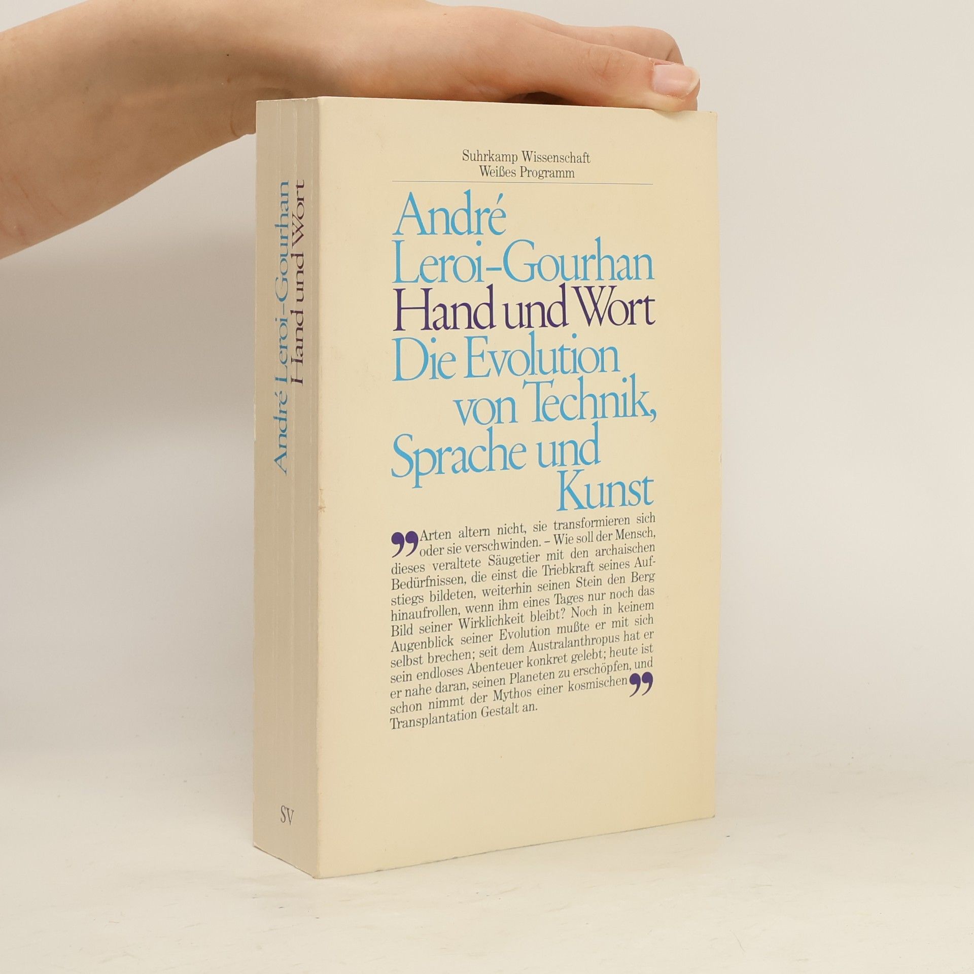 André Leroi-Gourhan Hand und Wort
