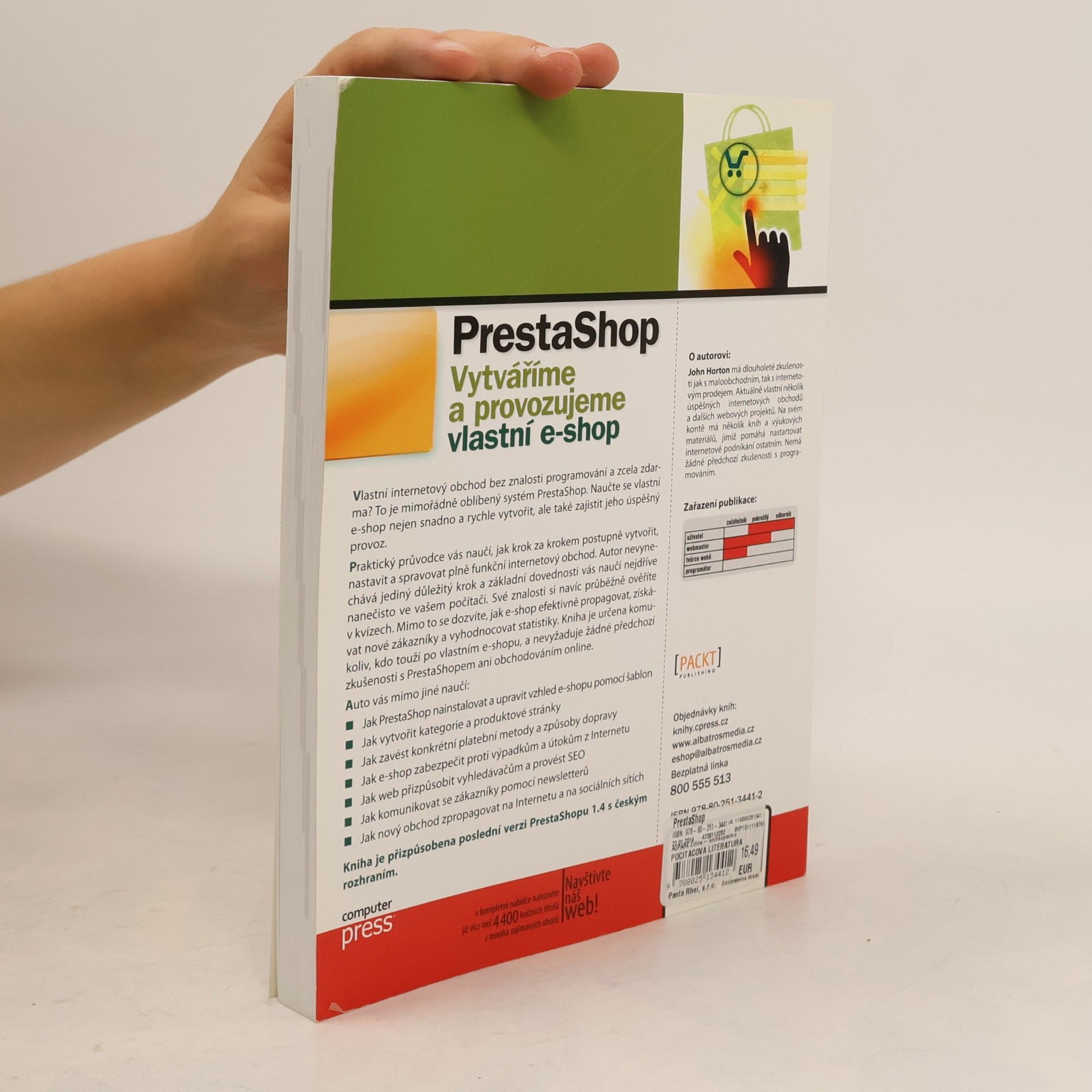 John Horton PrestaShop : vytváříme a provozujeme vlastní e-shop