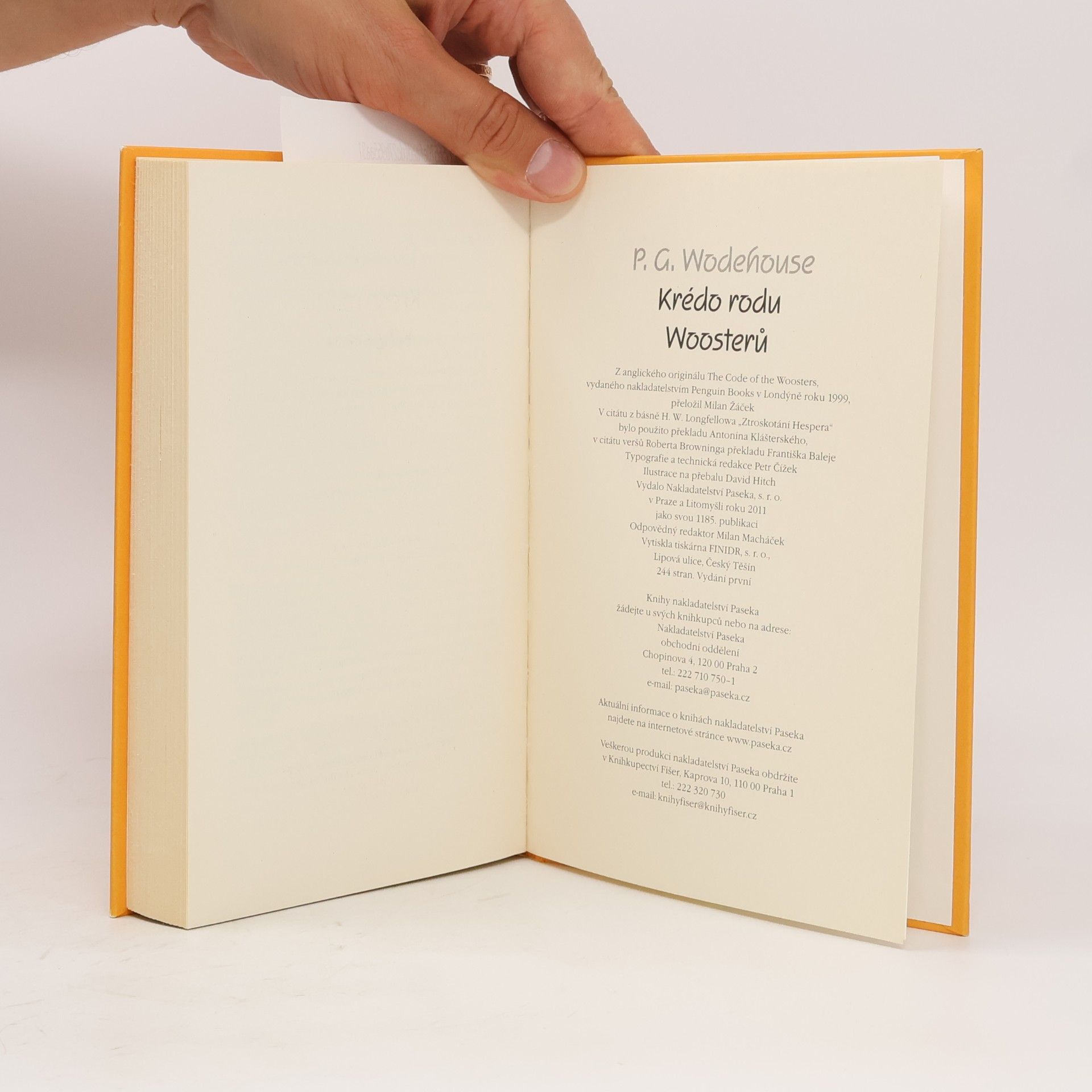 Pelham Wodehouse Krédo rodu Woosterů
