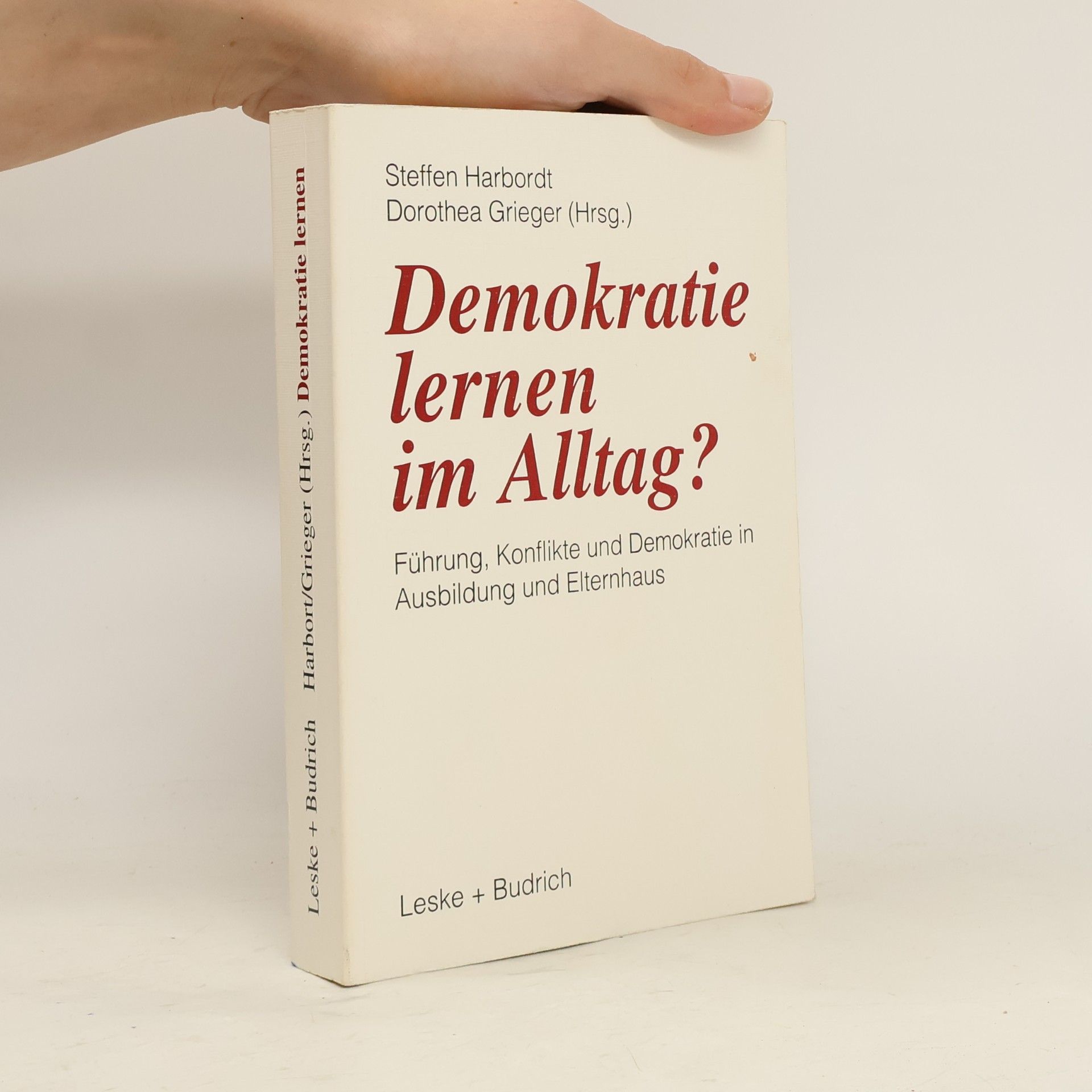 Dorothea Grieger Demokratie lernen im Alltag?