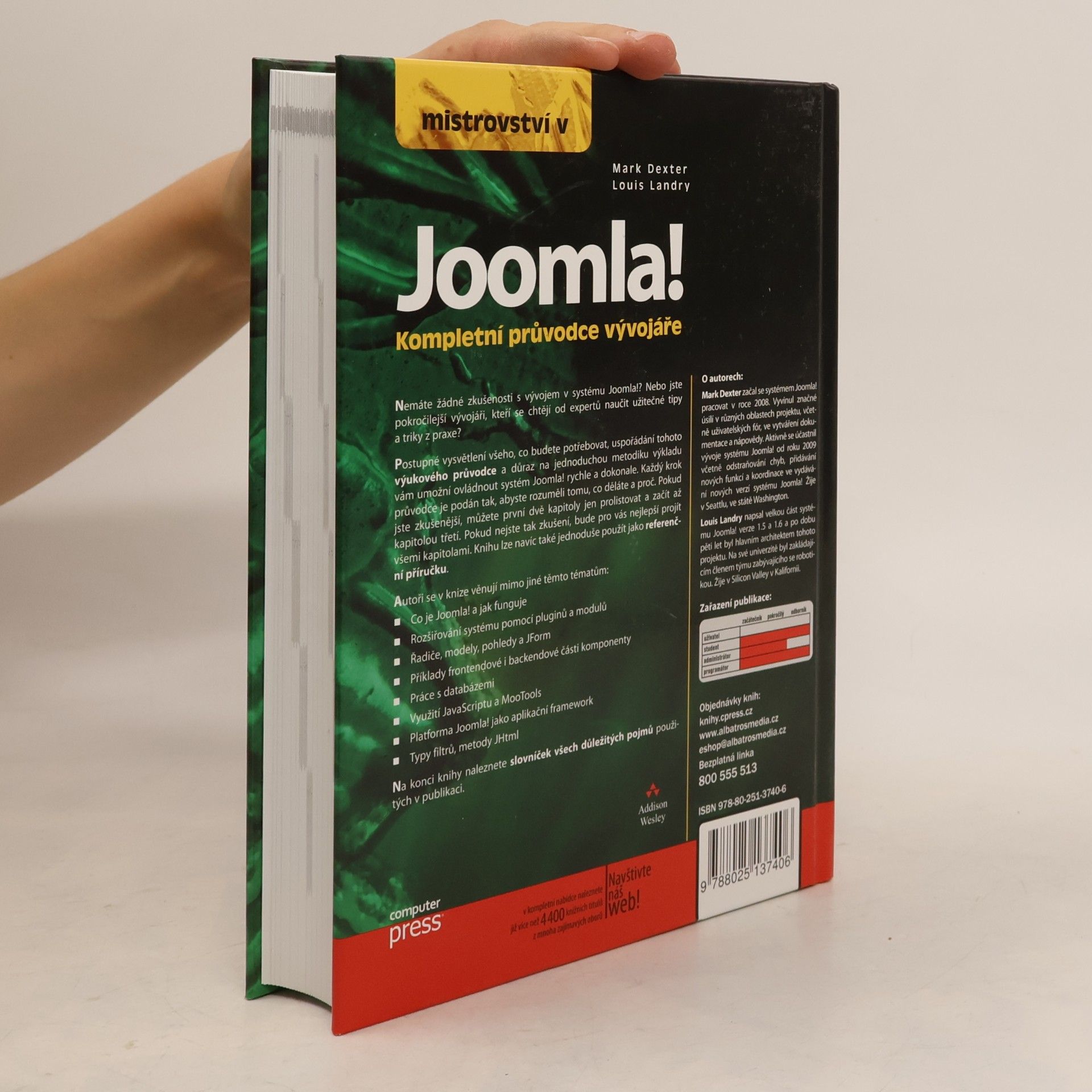 Mark Dexter Mistrovství v Joomla! : kompletní průvodce vývojáře