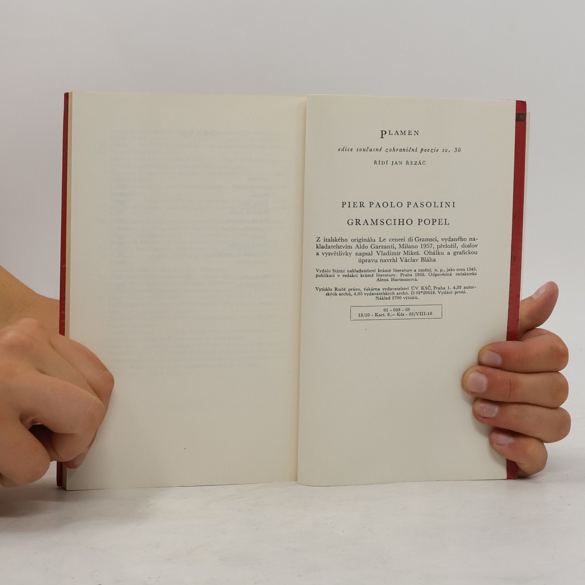Pier Paolo Pasolini Gramsciho popel