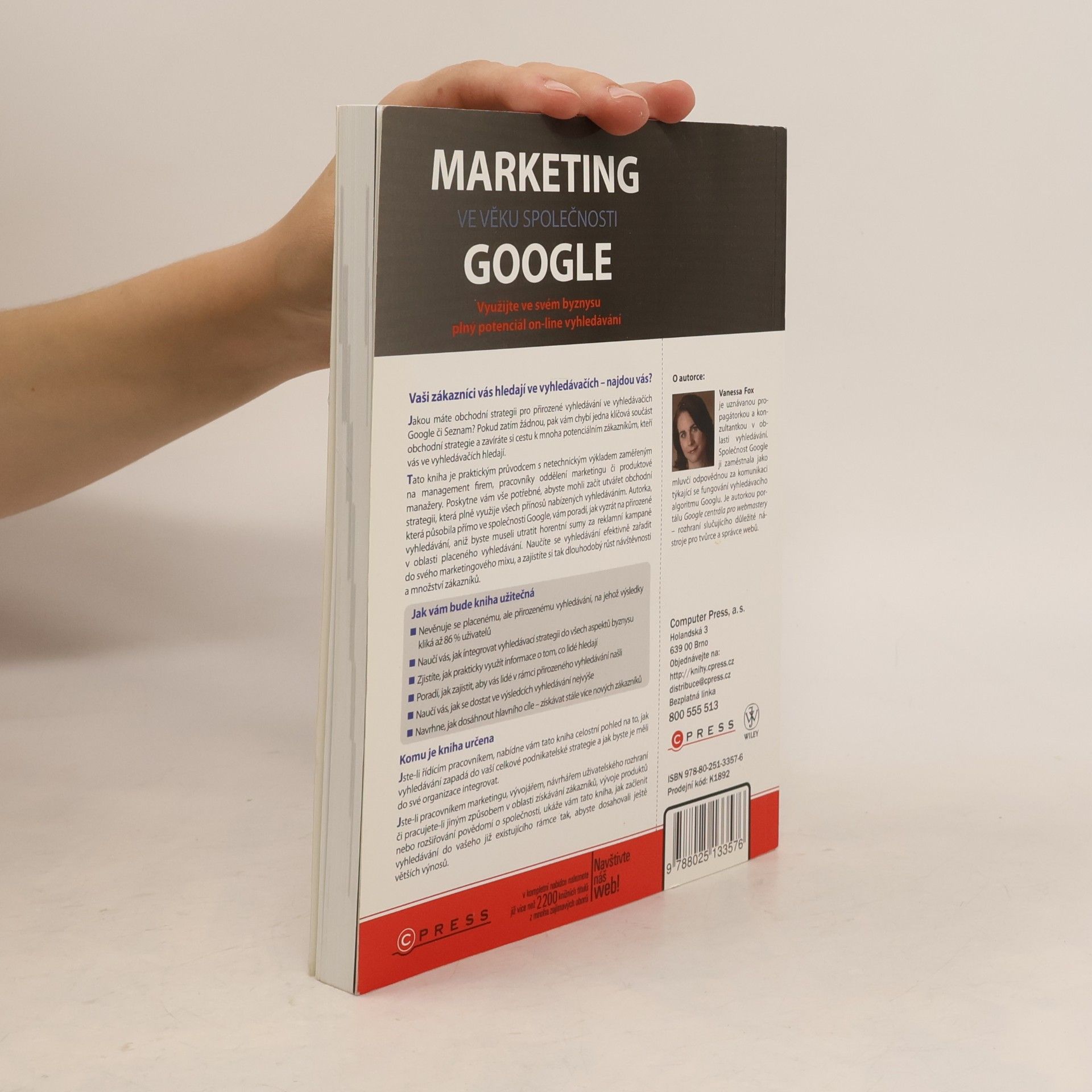 Vanessa Fox Marketing ve věku společnosti Google