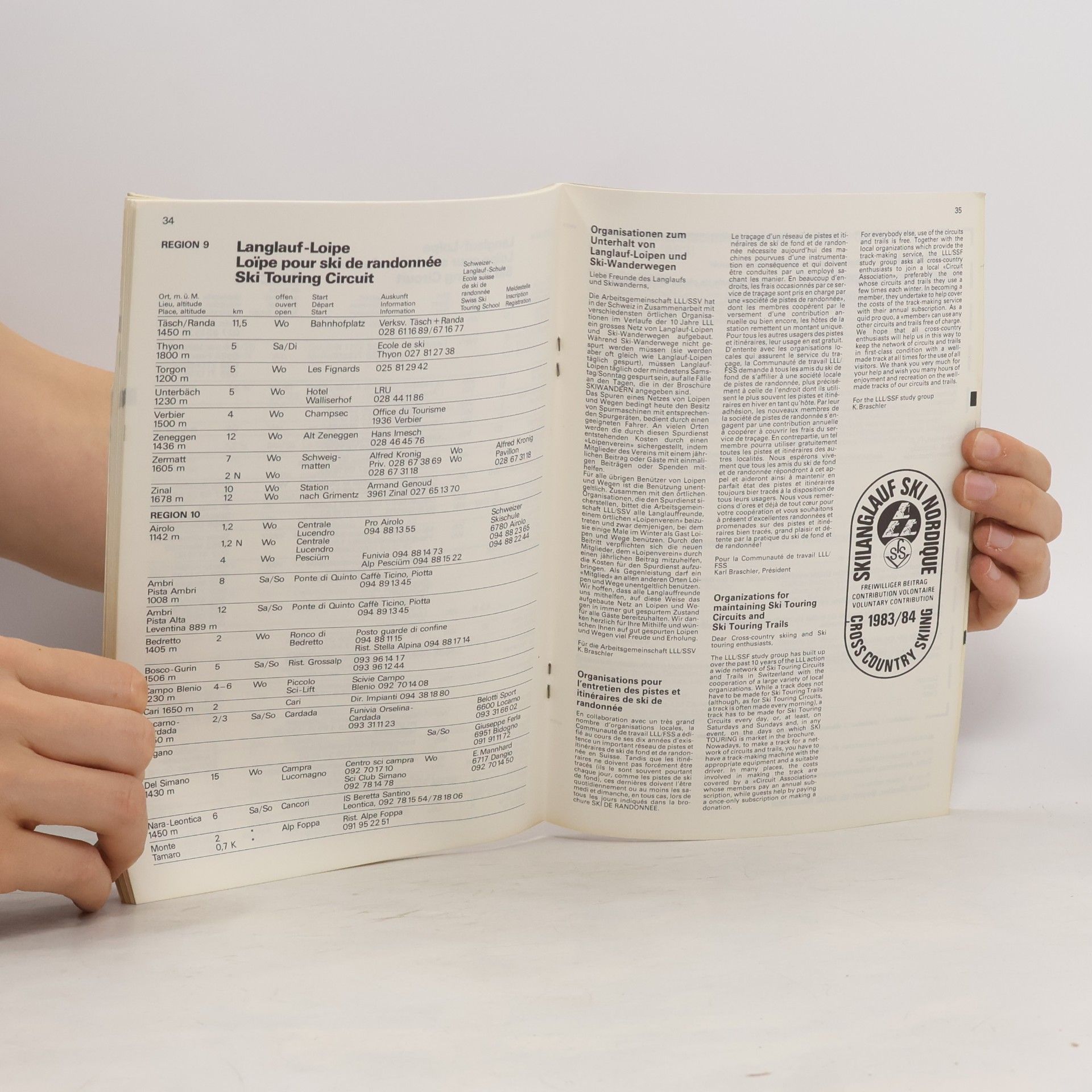 Autorenkollektiv Ski Wandern de randonnée 1983/84