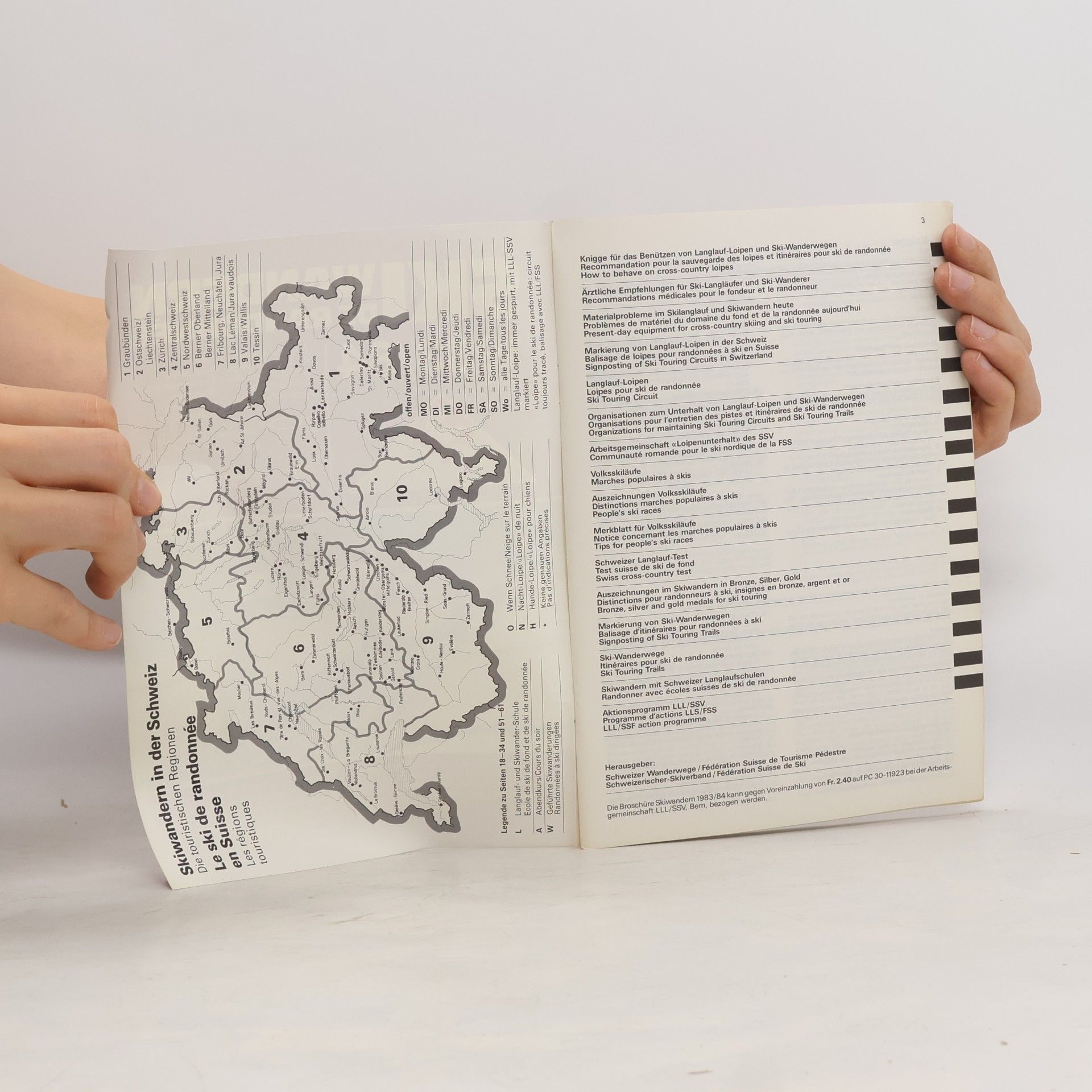 Autorenkollektiv Ski Wandern de randonnée 1983/84