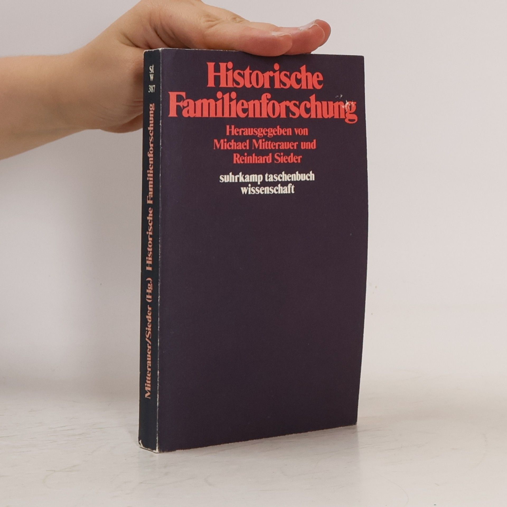 Michael Mitterauer Historische Familienforschung