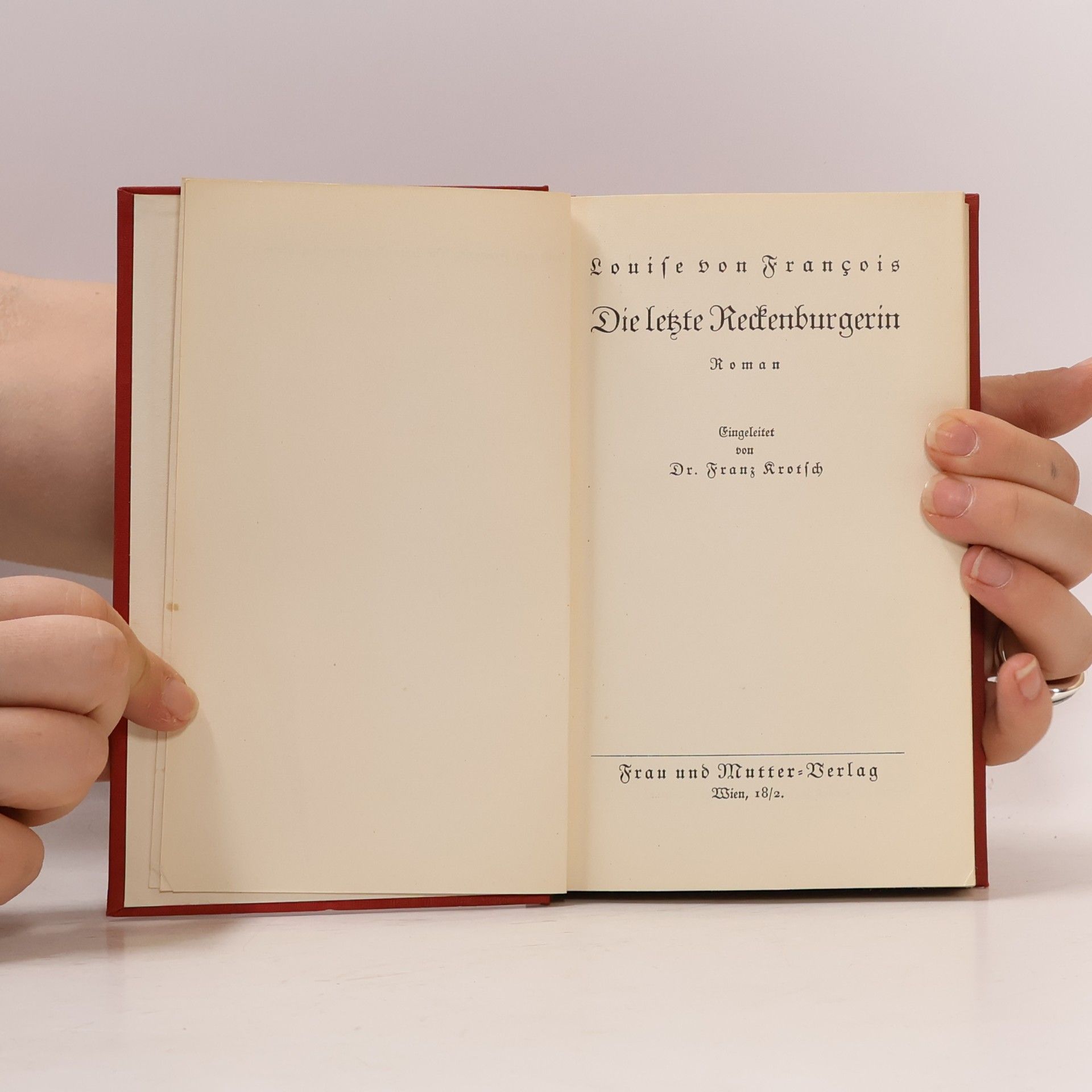 Louise von François Die letzte Reckenburgerin