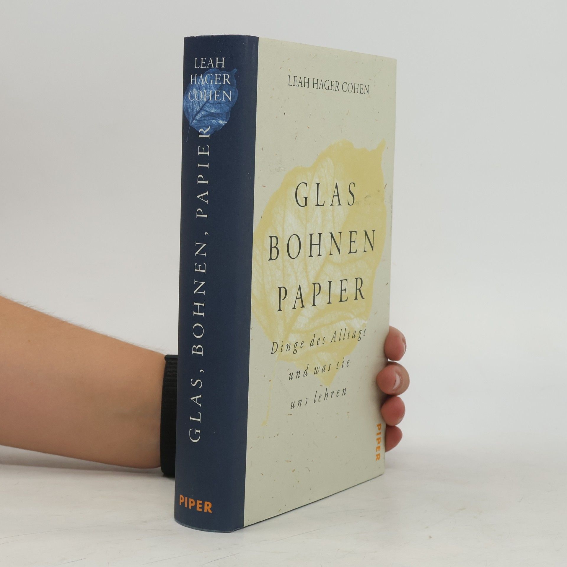 Leah Hager Cohen Glas, Bohnen, Papier