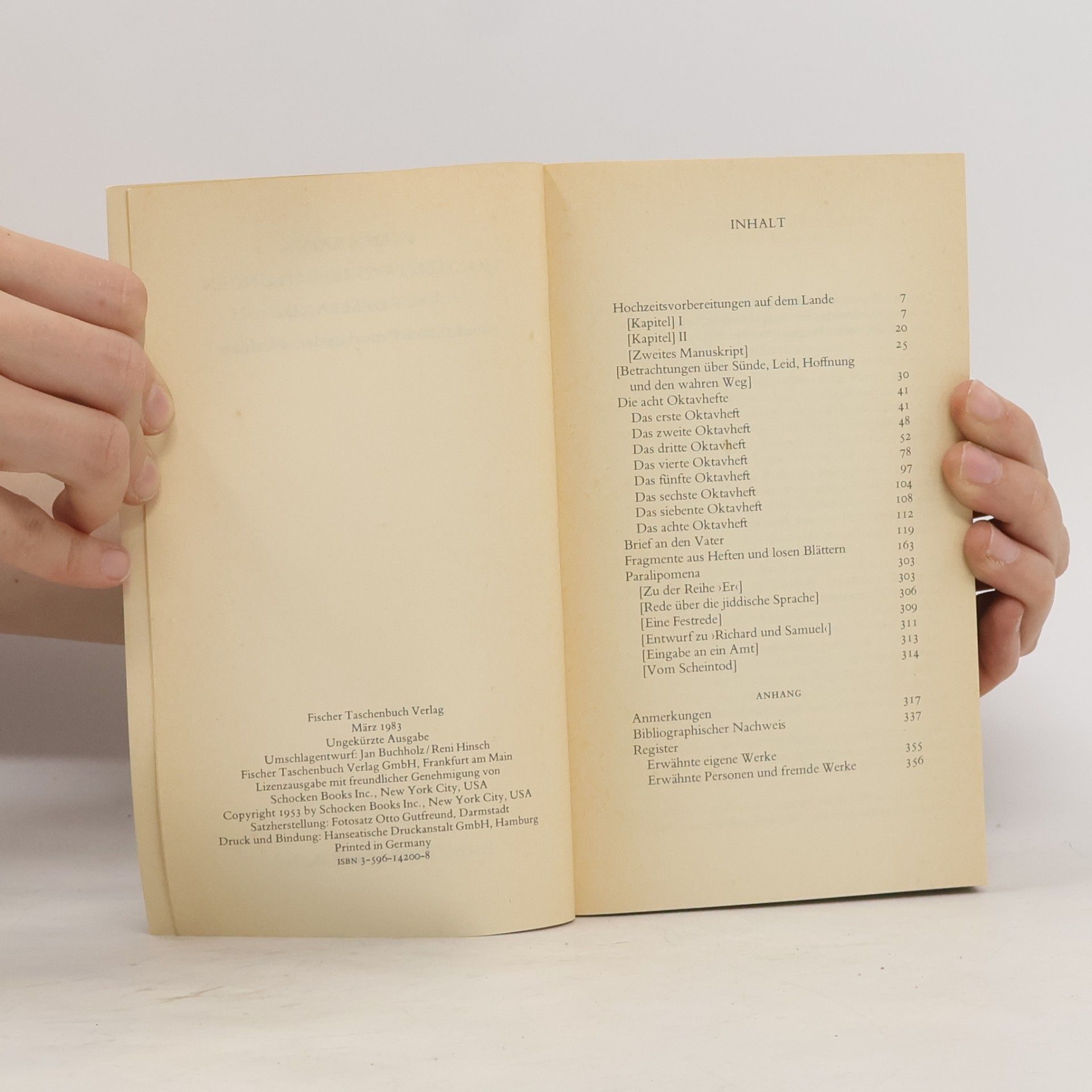 Franz Kafka Hochzeitsvorbereitungen auf dem Lande