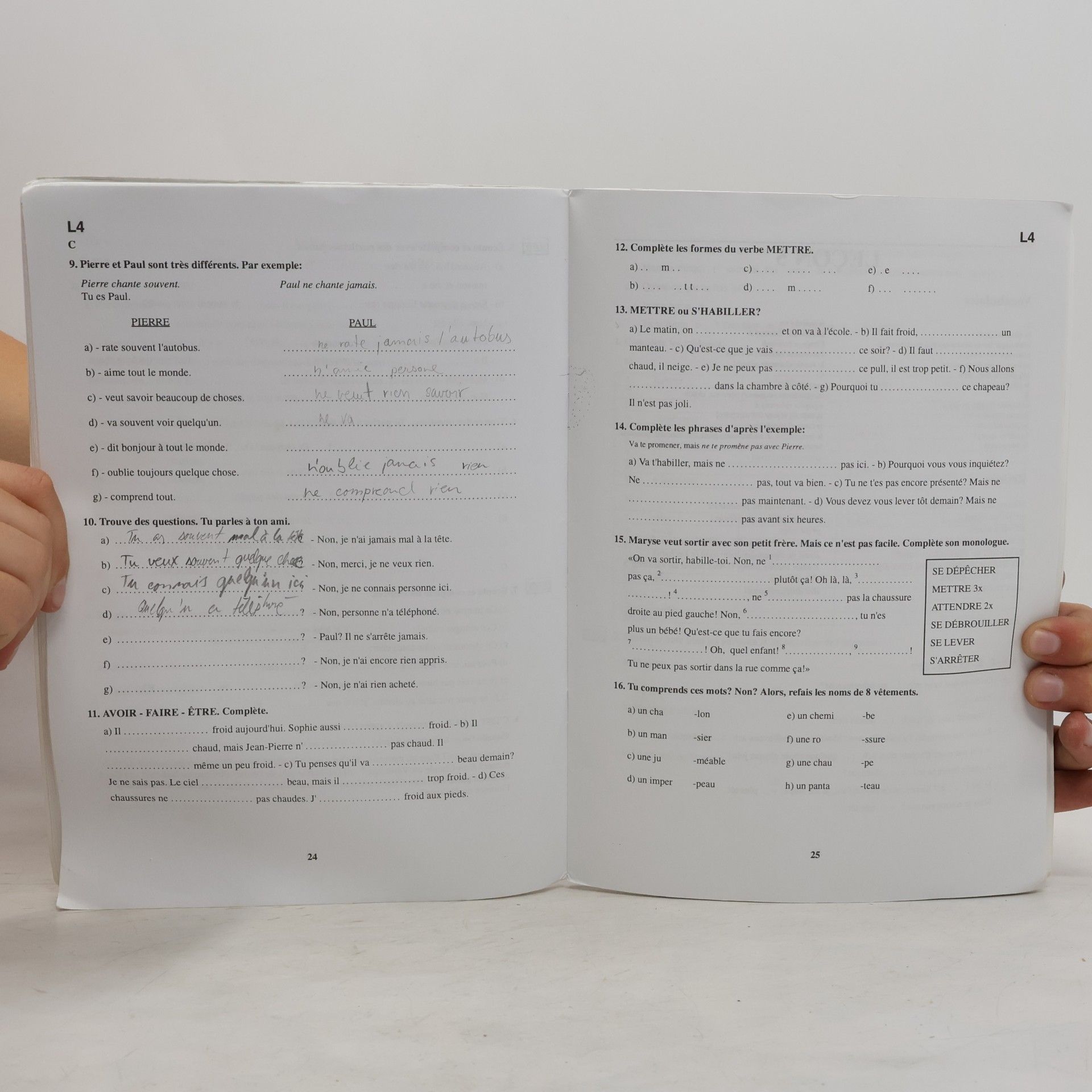 Jean-Louis Cluse En français: cahier d'exercices. 2