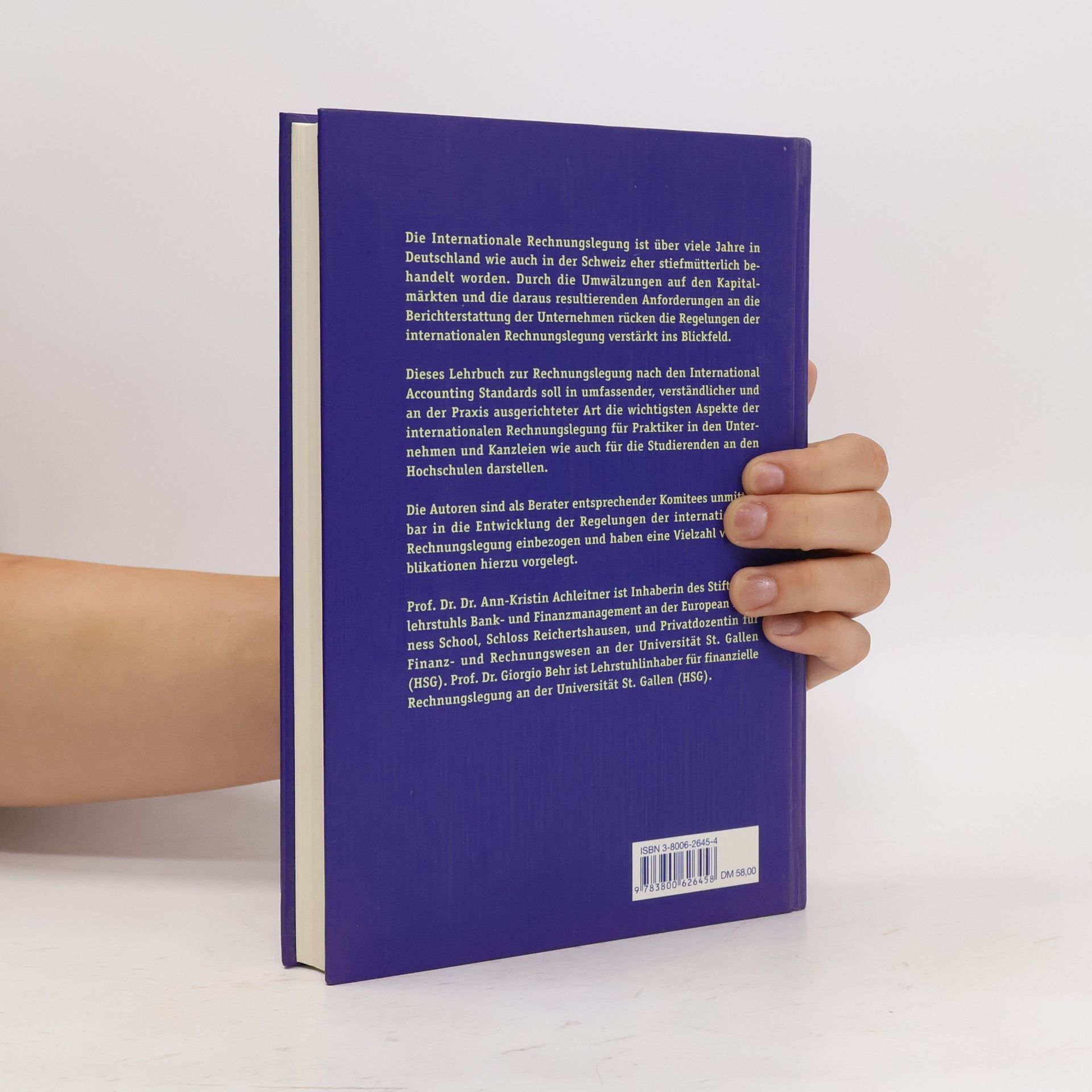 Ann-Kristin Achleitner International Accounting Standards - 2. Auflage