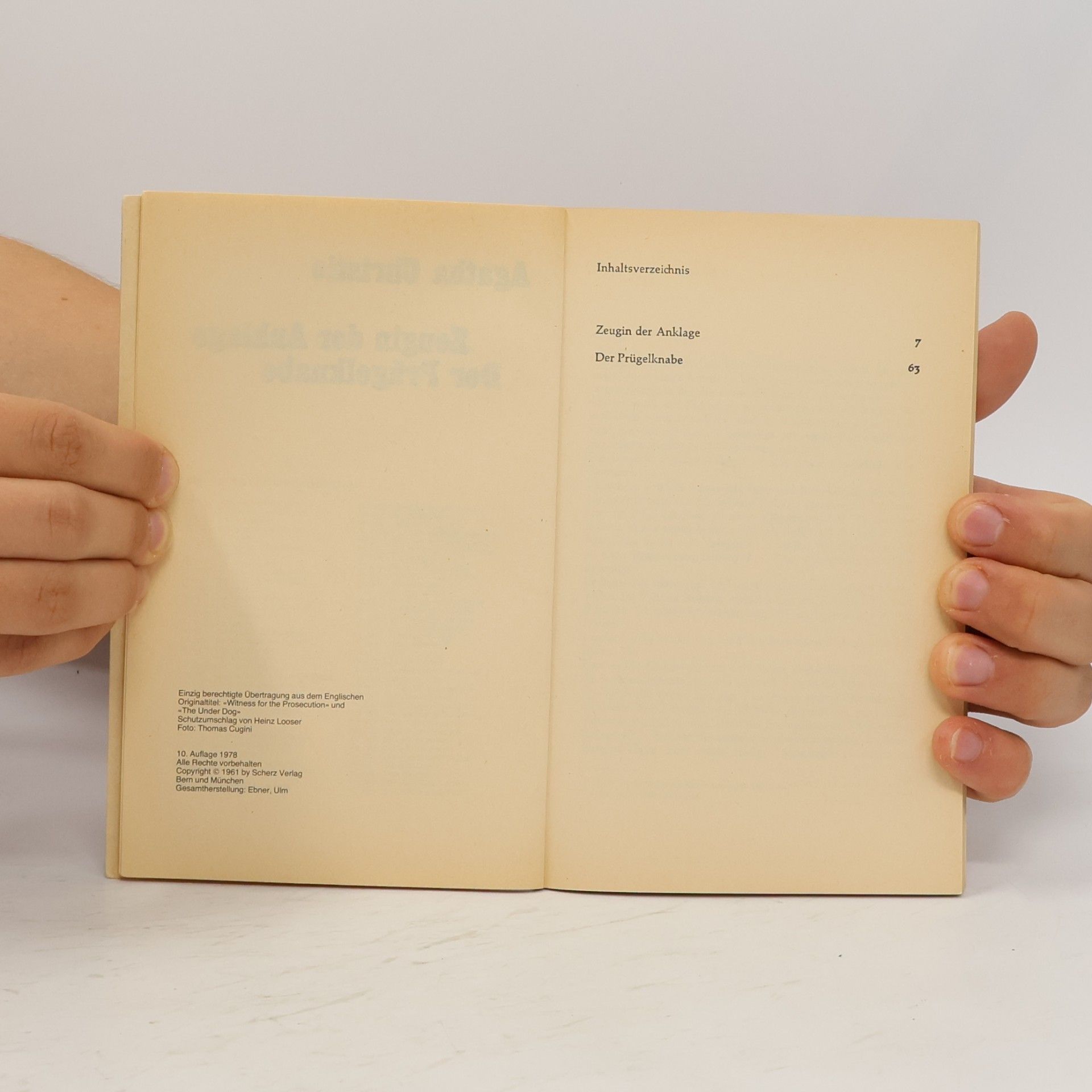 Agatha Christie Zeugin der Anklage. Der Prügelknabe