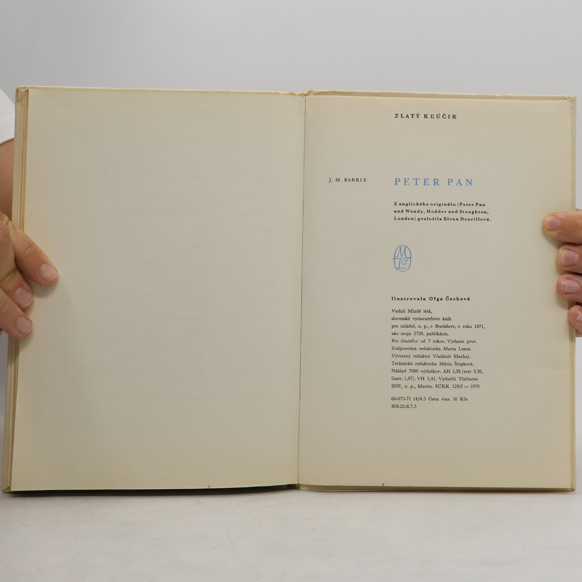 J. M. Barrie Peter Pan