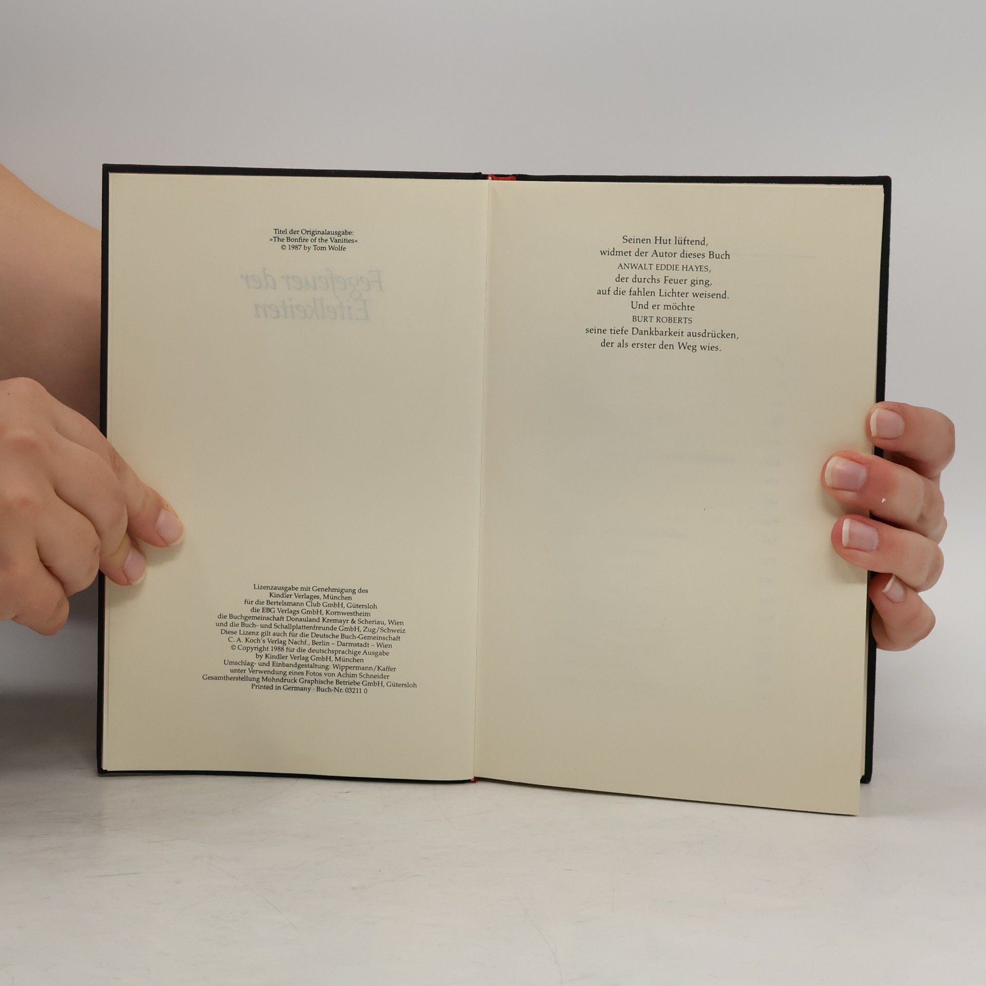 Tom Wolfe Fegefeuer der Eitelkeiten