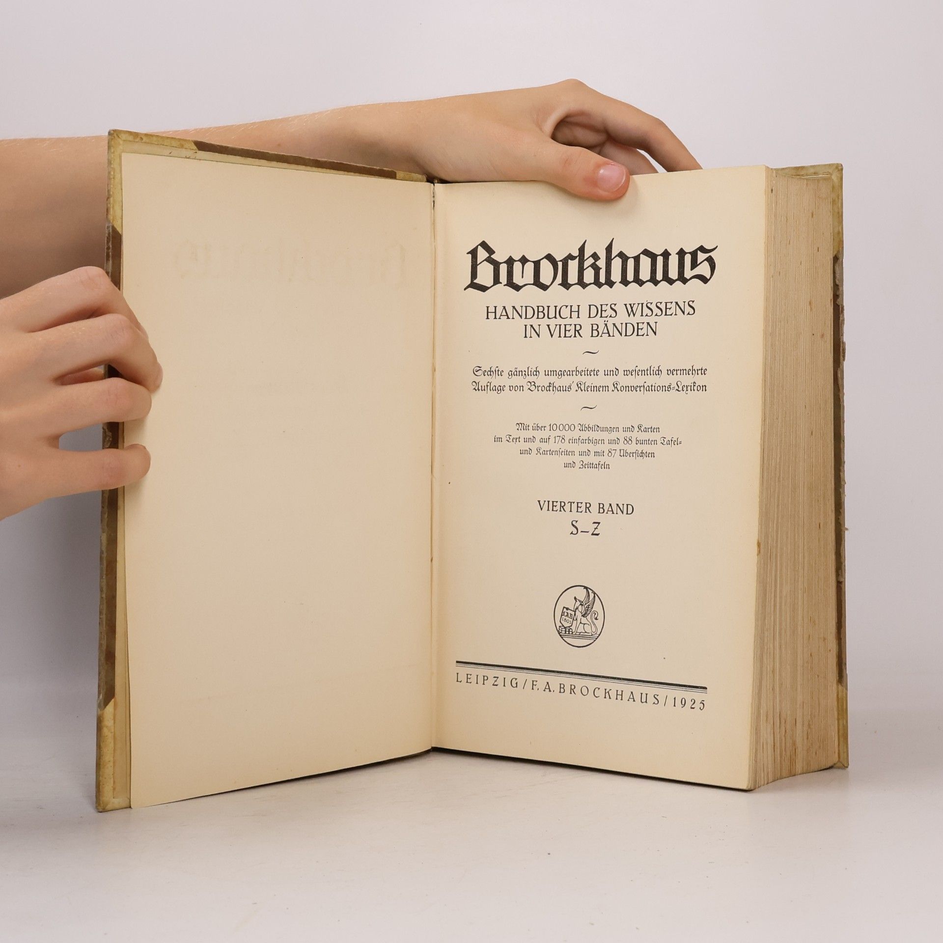 Autorenkollektiv Brockhaus. Handbuch des Wissens in vier Bänden. Vierter Band S-Z