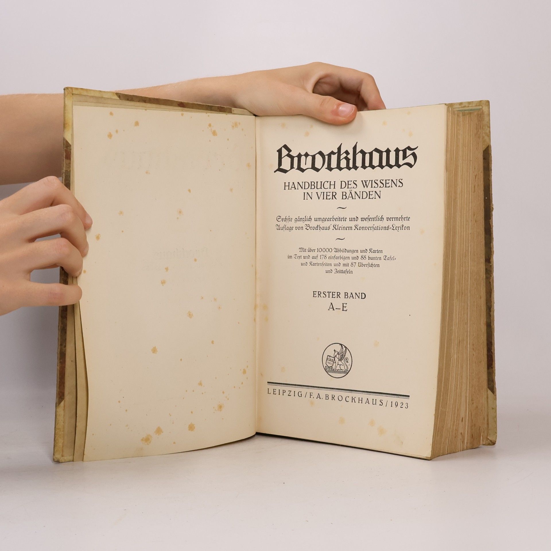 Autorenkollektiv Brockhaus. Handbuch des Wissens in vier Bänden. Erster Band A-E