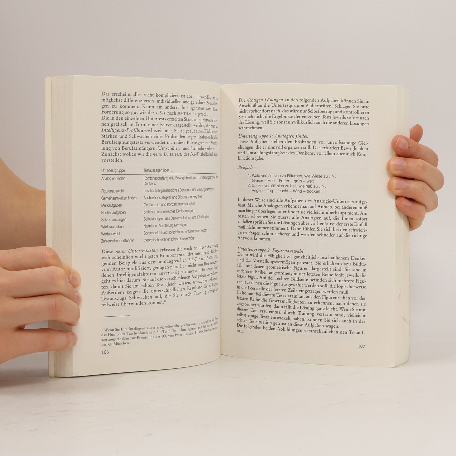 Gerhard Leibold Das grosse Buch der Eignungstests
