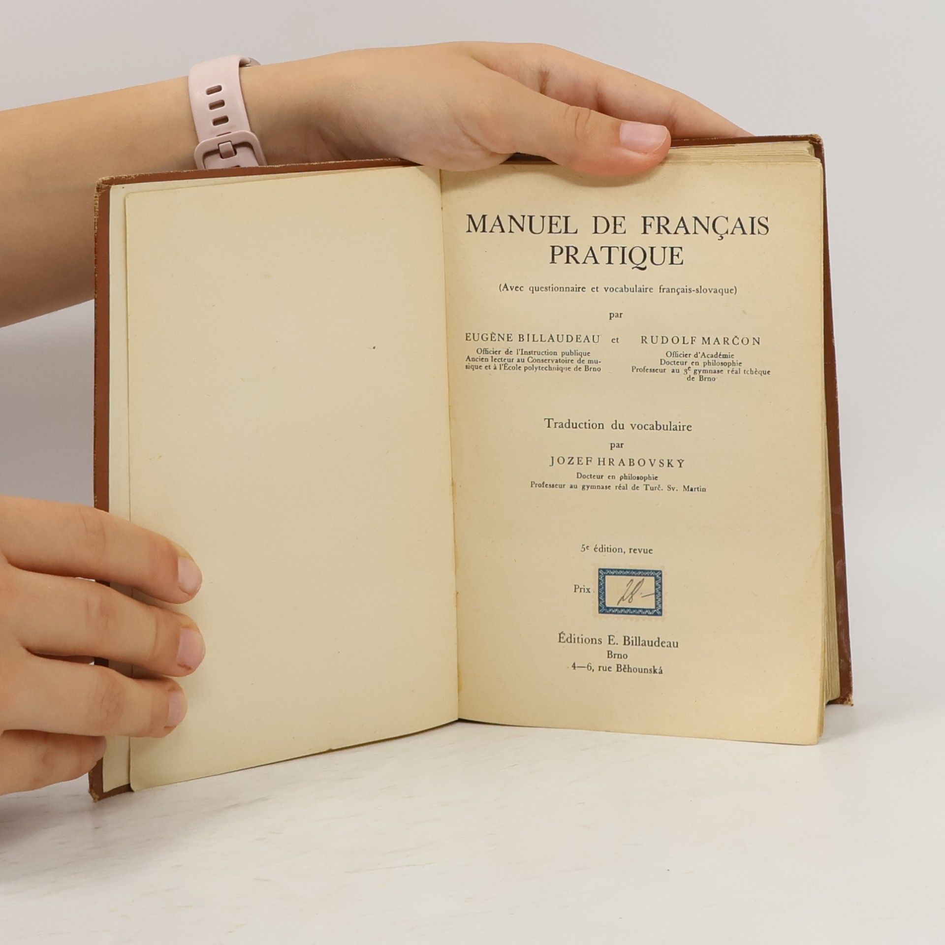 Eugène Billaudeau Manuel de français pratique