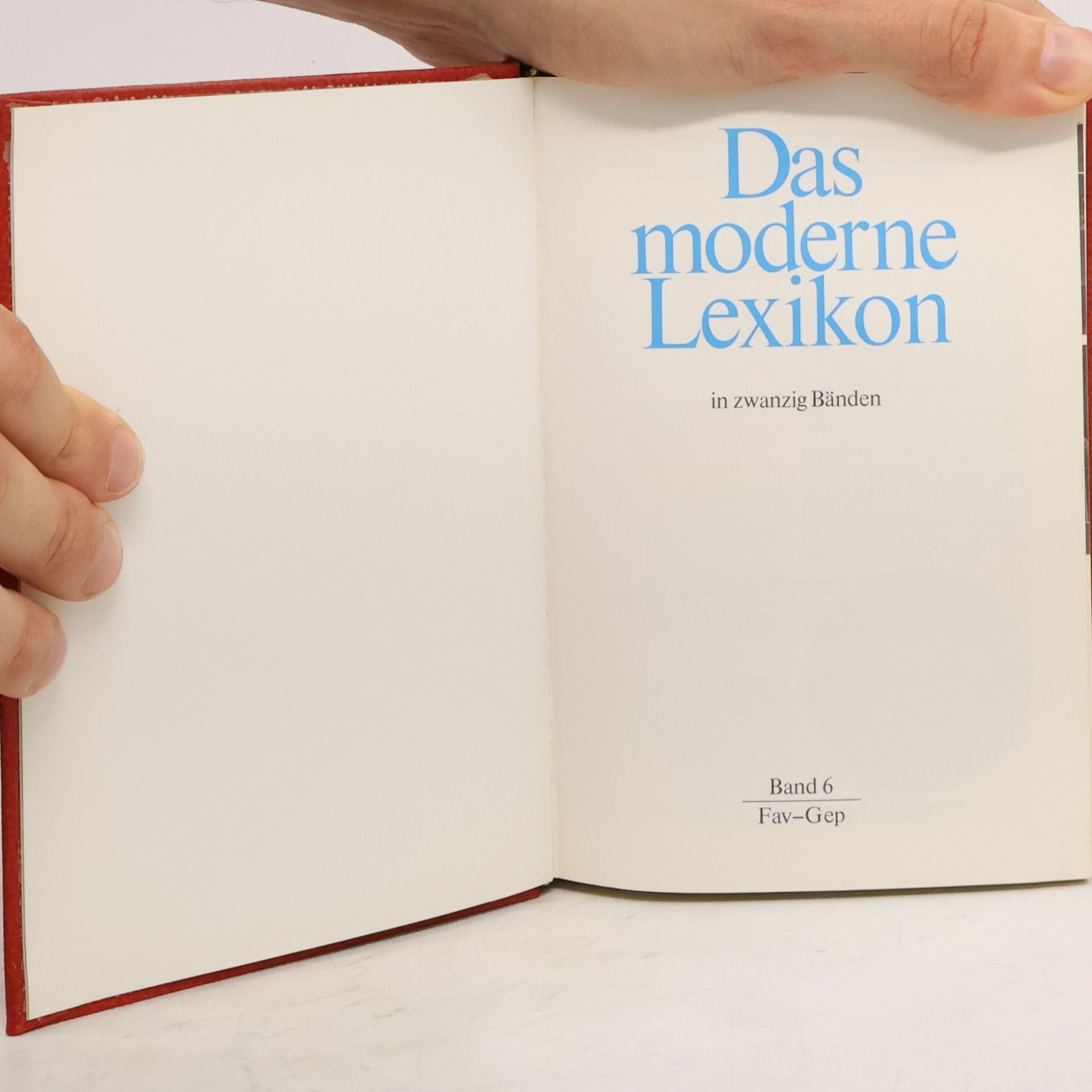 Kolektiv autorů Das moderne Lexikon 6. Fav-Gep