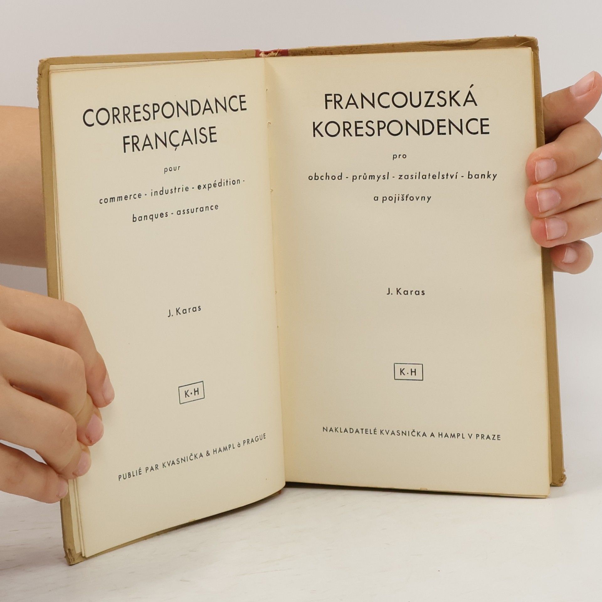 Jiří Karas Francouzská obchodní korespondence