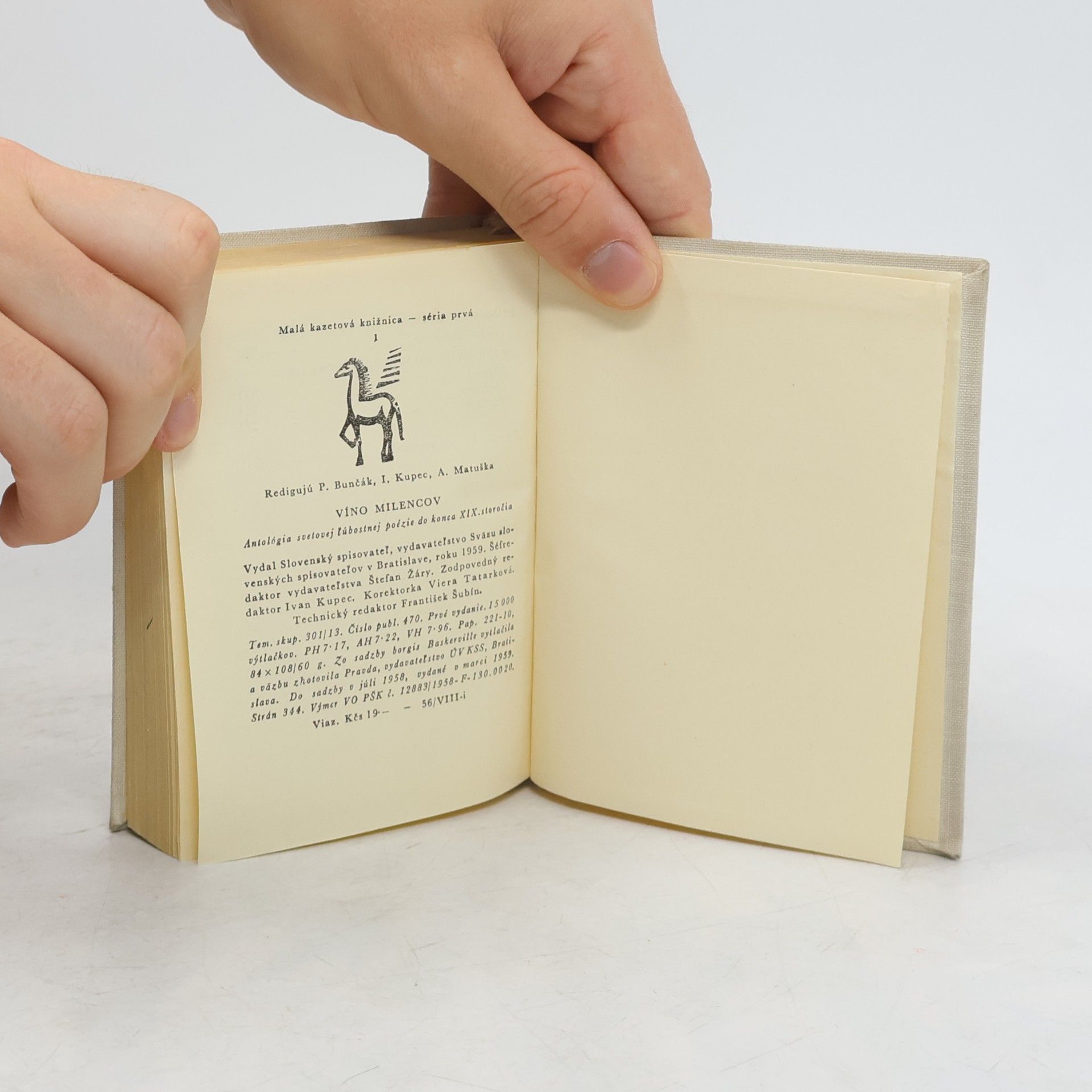 Autores varios Víno milencov: antológia svetovej ľúbostnej poézie do konca XIX. storočia