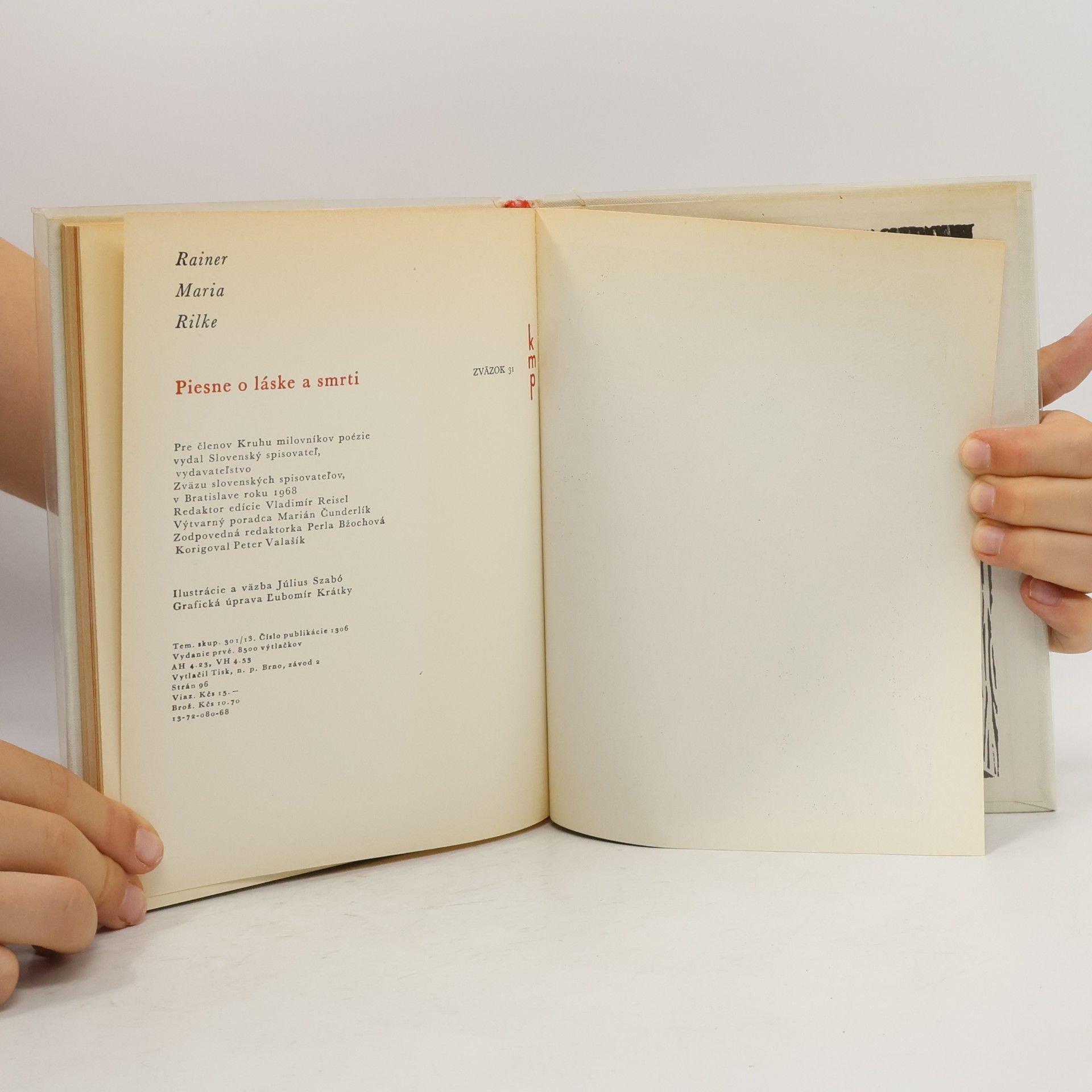 Rainer Maria Rilke Piesne o láske a smrti