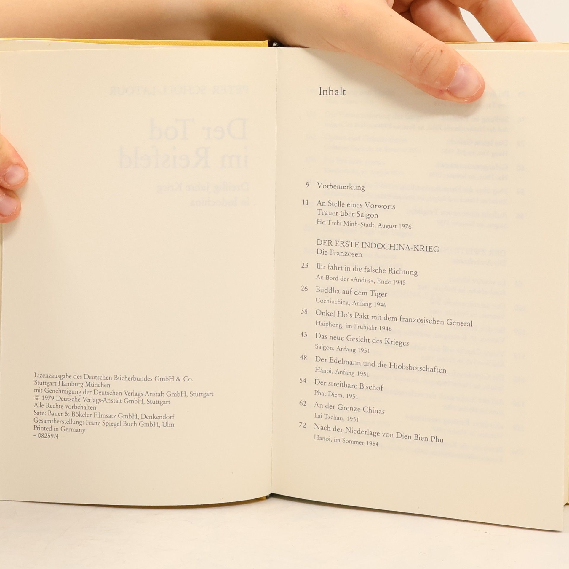 Peter Scholl-Latour Der Tod im Reisfeld