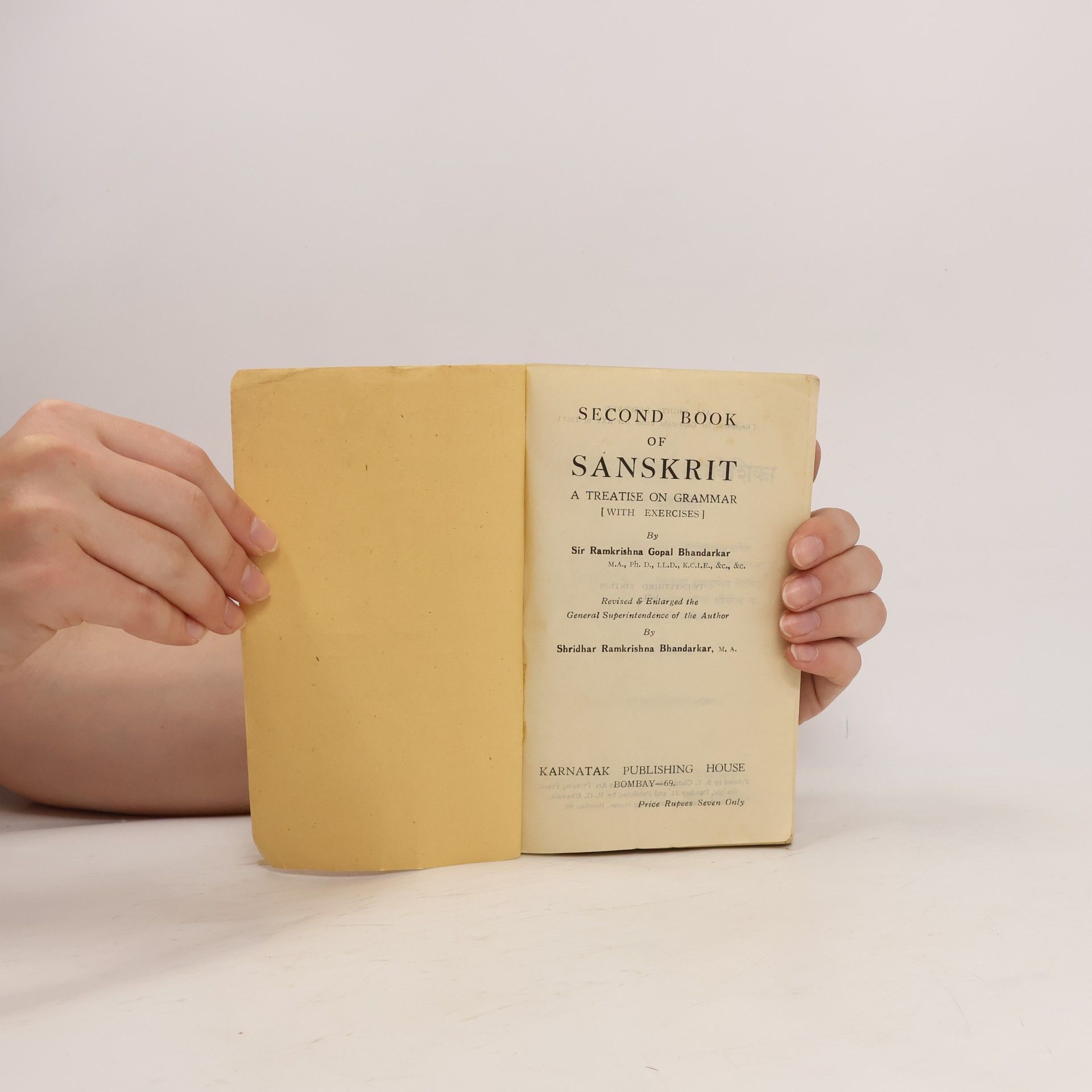 Ramkrishna Gopal Bhandarkar Second Book of Sanskrit