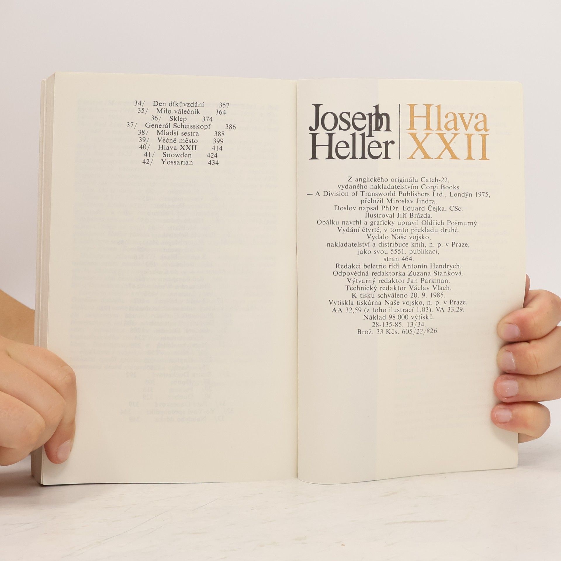 Joseph Heller Hlava XXII.